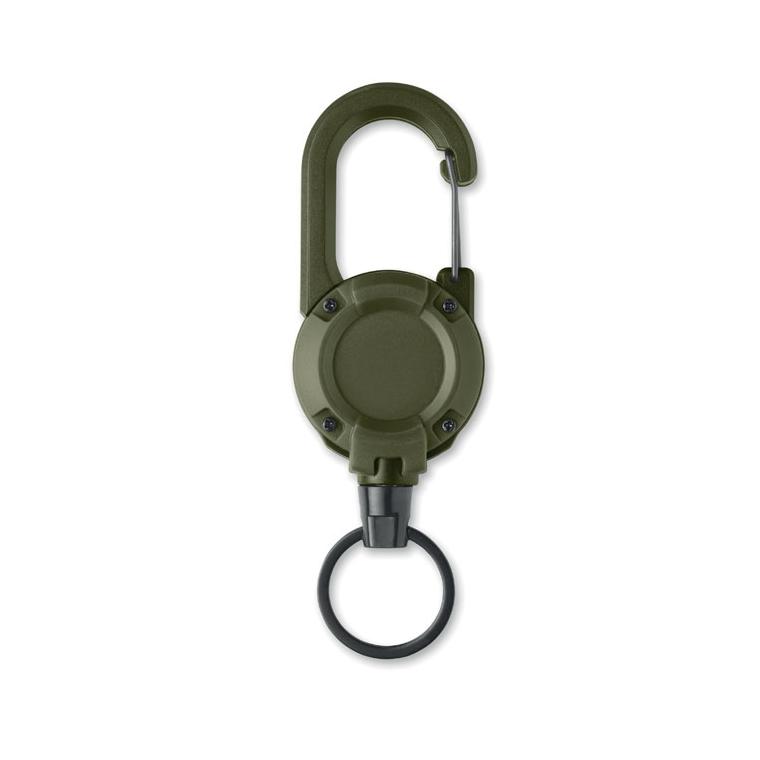 Suport retractabil pentru ecuson Stiba Verde militar