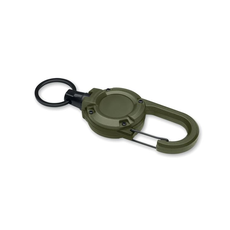 Suport retractabil pentru ecuson Stiba Verde militar