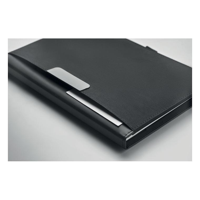 Portofoliu A5 cu blocnotes Profile5 Negru