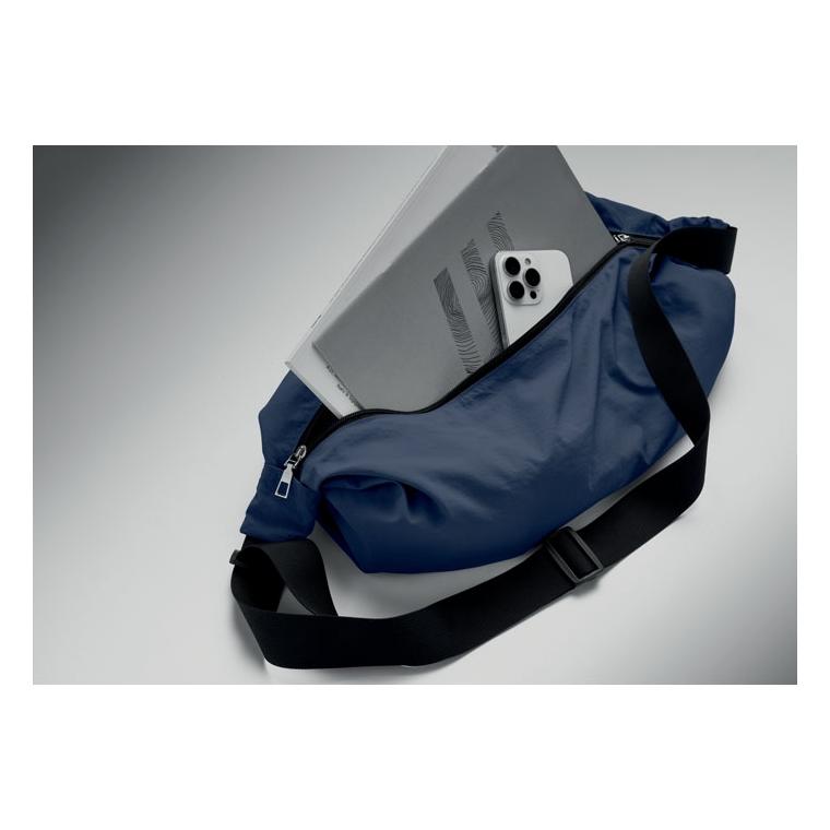 Geantă de umăr tip crossbody din nailon Sling Albastru