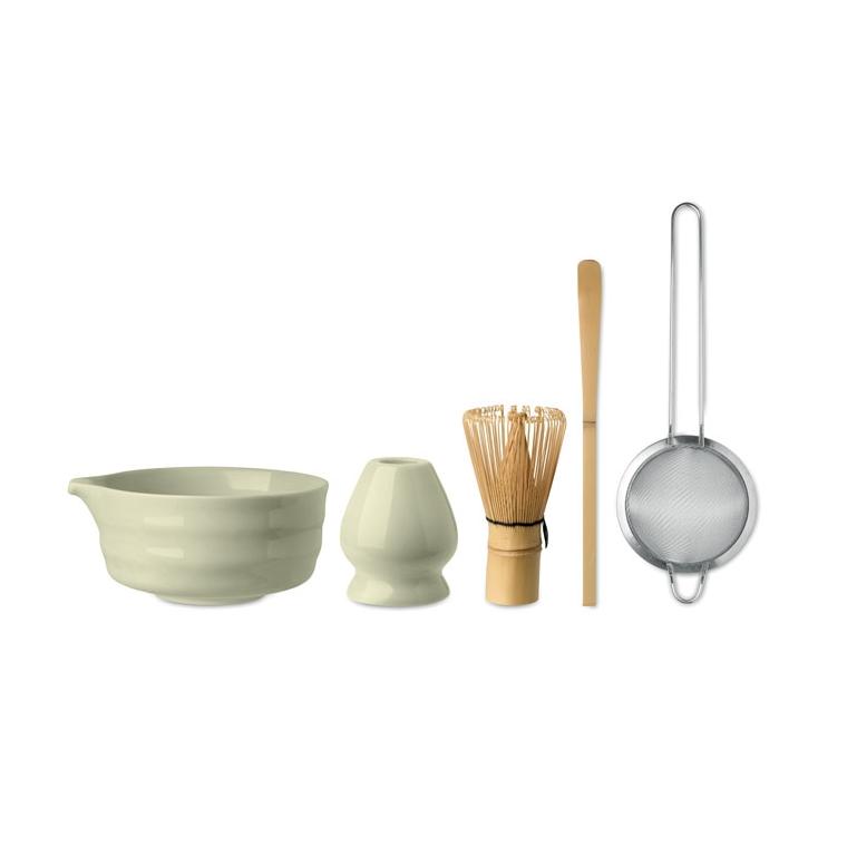Set pentru prepararea ceaiului matcha, 5 piese Matchy Verde mentă