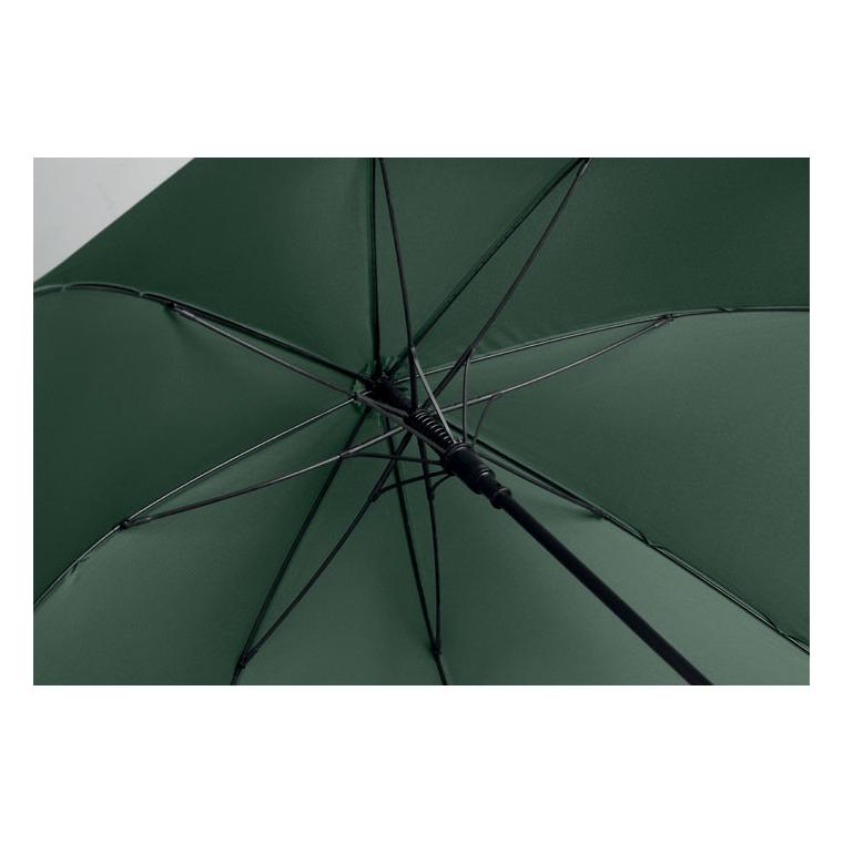 Umbrelă automată de 27 inch, cu mâner din lemn Rayna Verde
