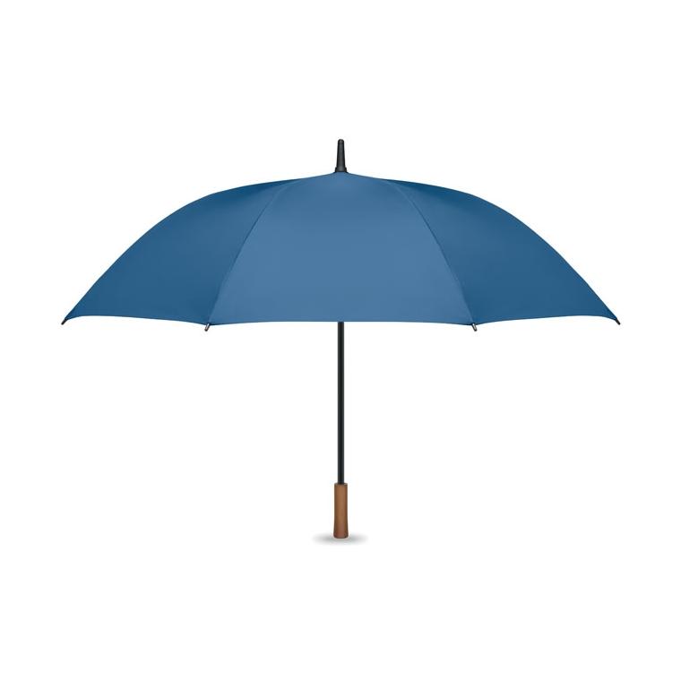 Umbrelă automată de 27 inch, cu mâner din lemn Rayna Albastru regal
