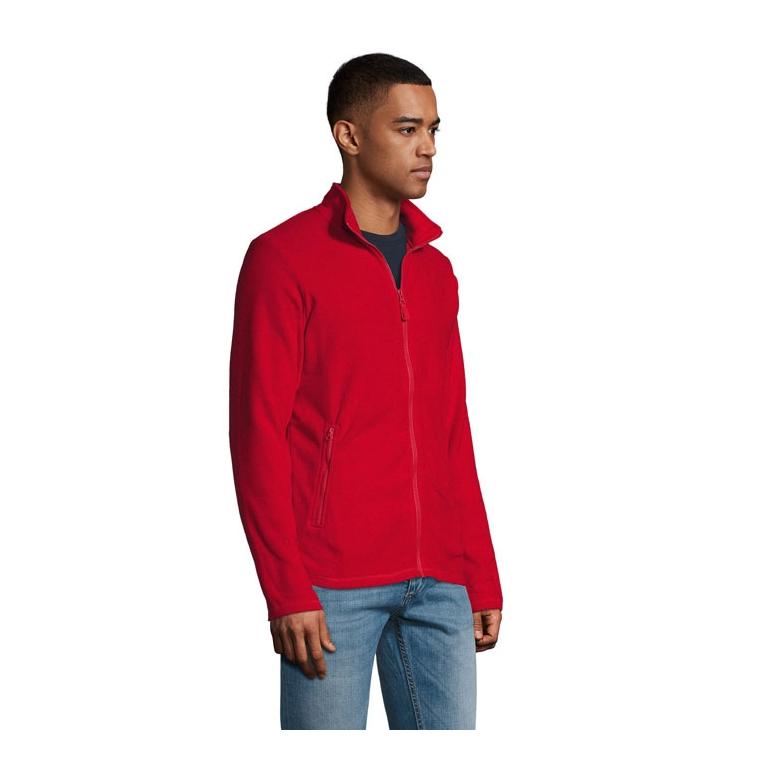 Jachetă din fleece pentru bărbați Norman, 220 g/m² Red XXL