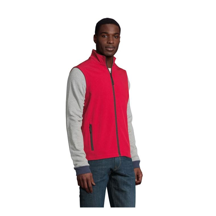 Jachetă softshell pentru bărbați Race BW Rosu XXL