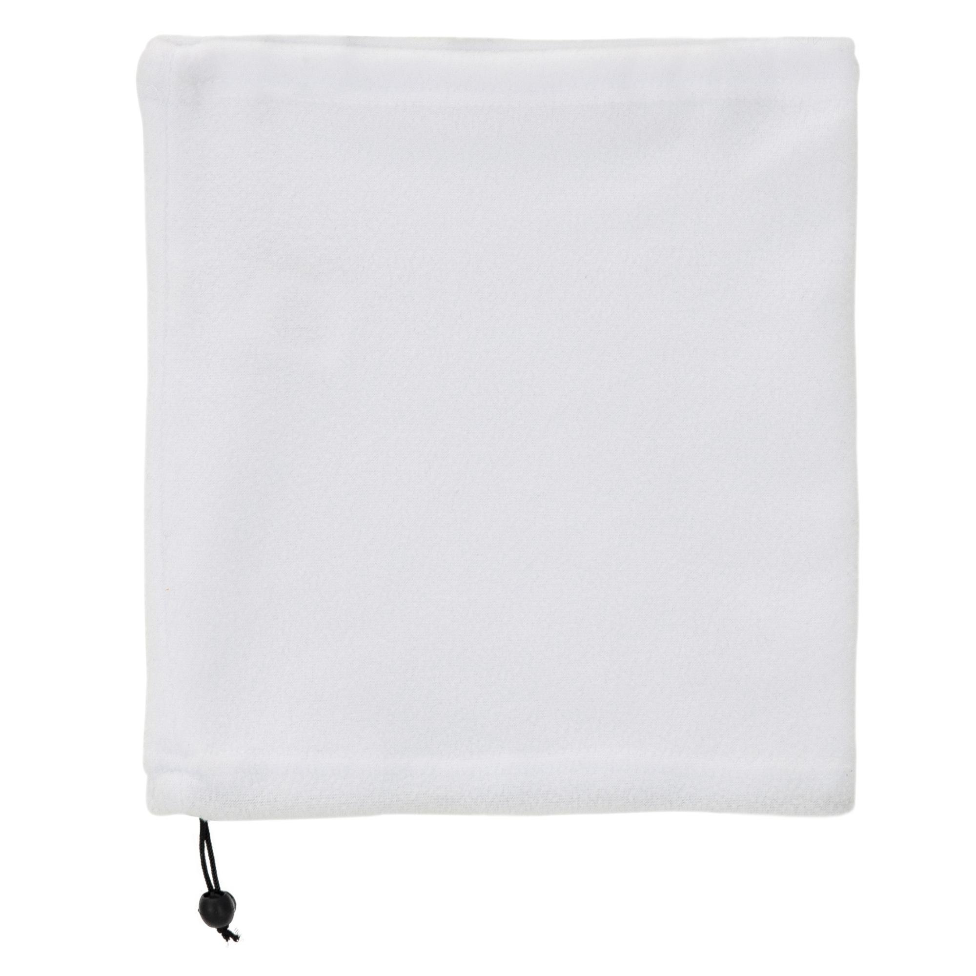 Eșarfă tubulară Unisex NUKKA ALB