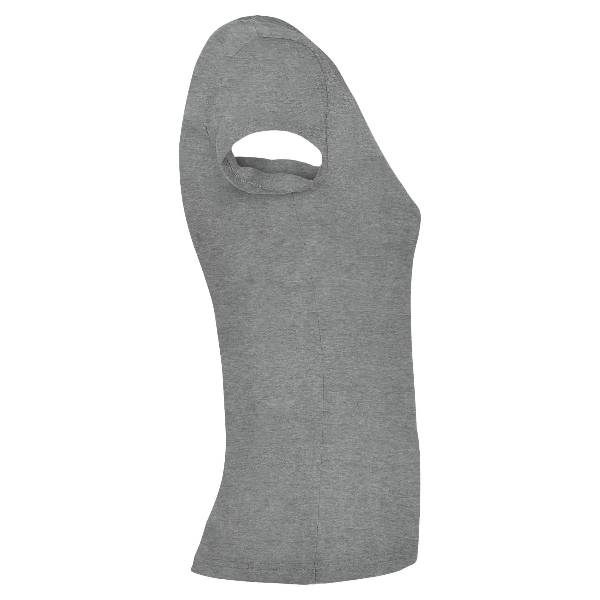 Tricou pentru femei VICTORIA GRI MELANJ 3XL