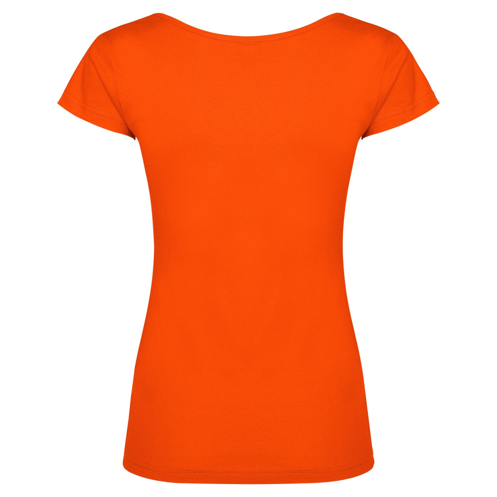 Tricou pentru femei GUADALUPE PORTOCALIU FOC L