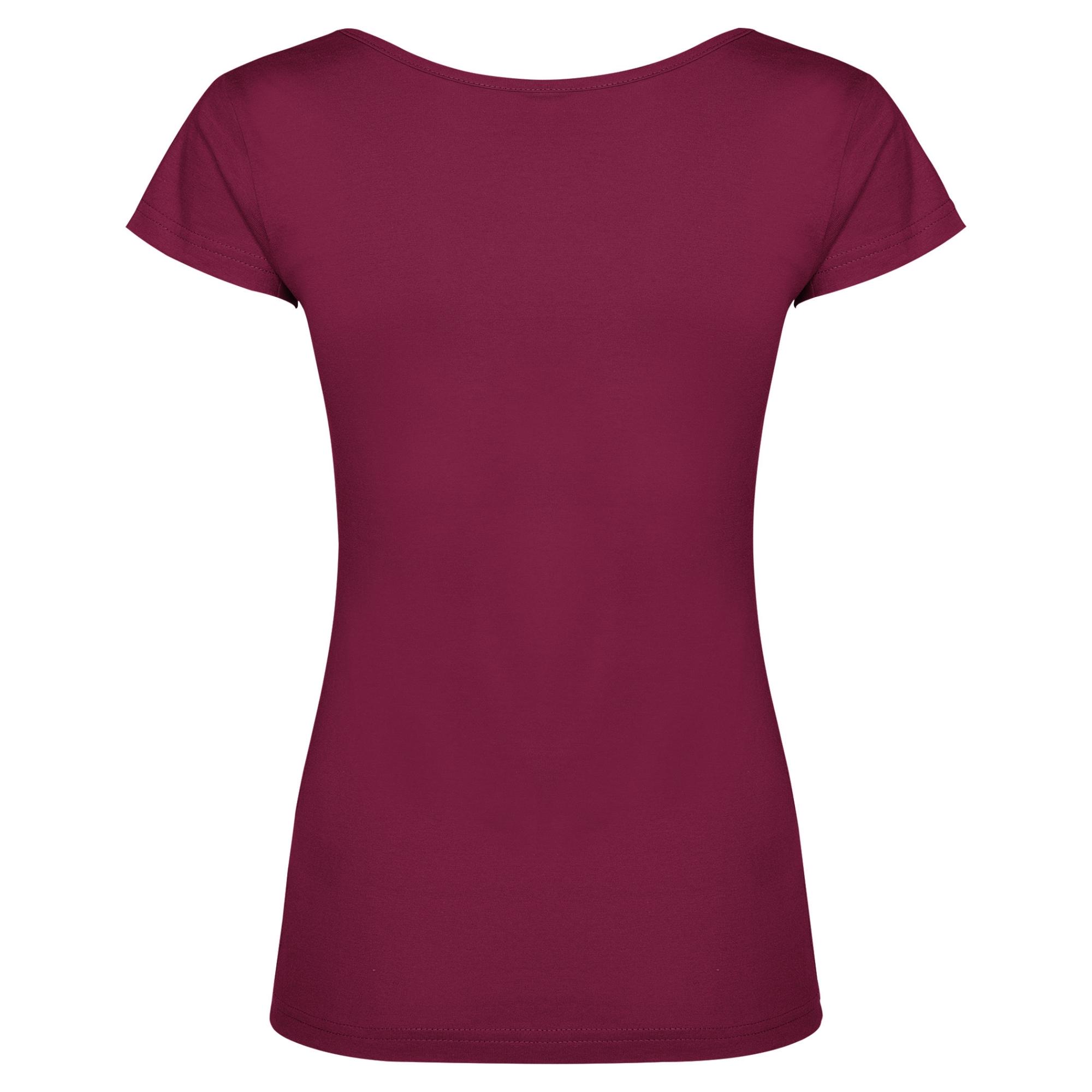 Tricou pentru femei GUADALUPE ROȘU PRUNĂ S