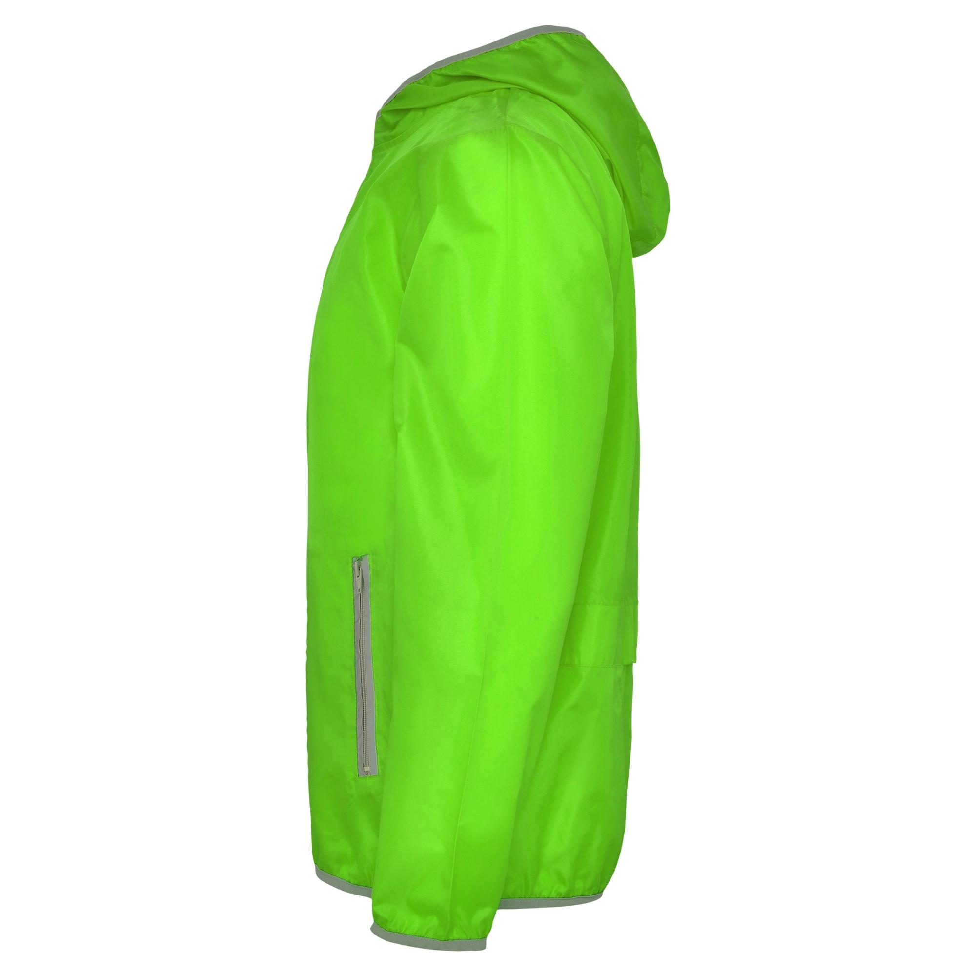 Jachetă anti vânt Unisex ANGELO VERDE FLUORESCENT XXL