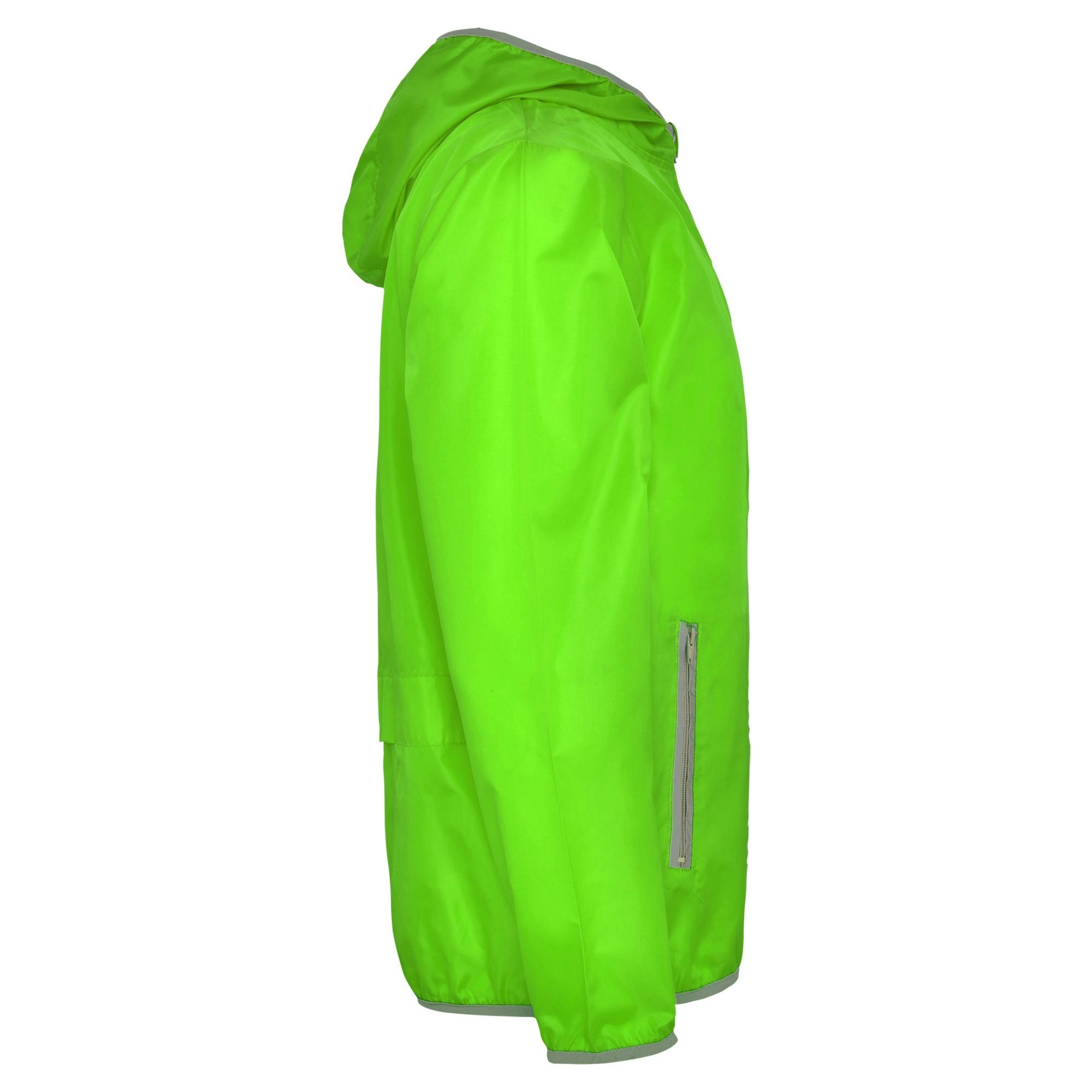 Jachetă anti vânt Unisex ANGELO VERDE FLUORESCENT XXL