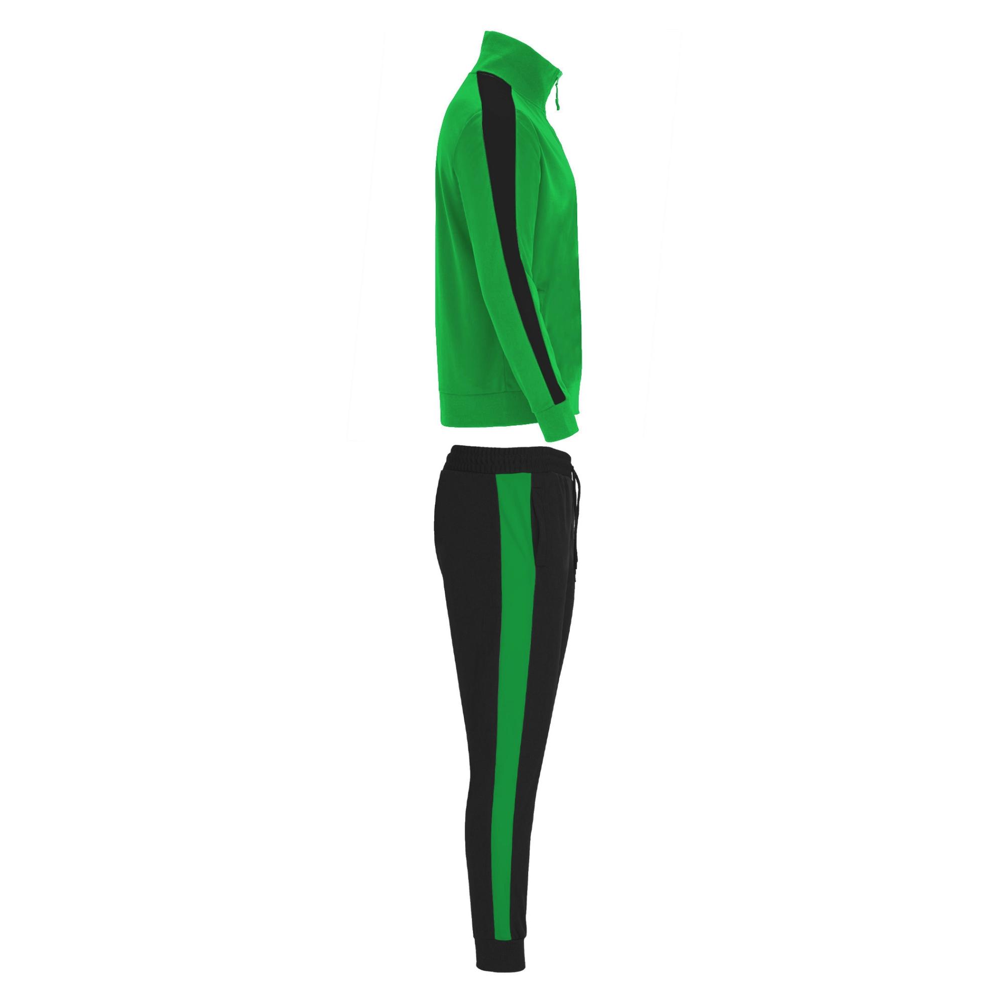 Trening pentru bărbați CRETA VERDE TEI NEGRU 3XL