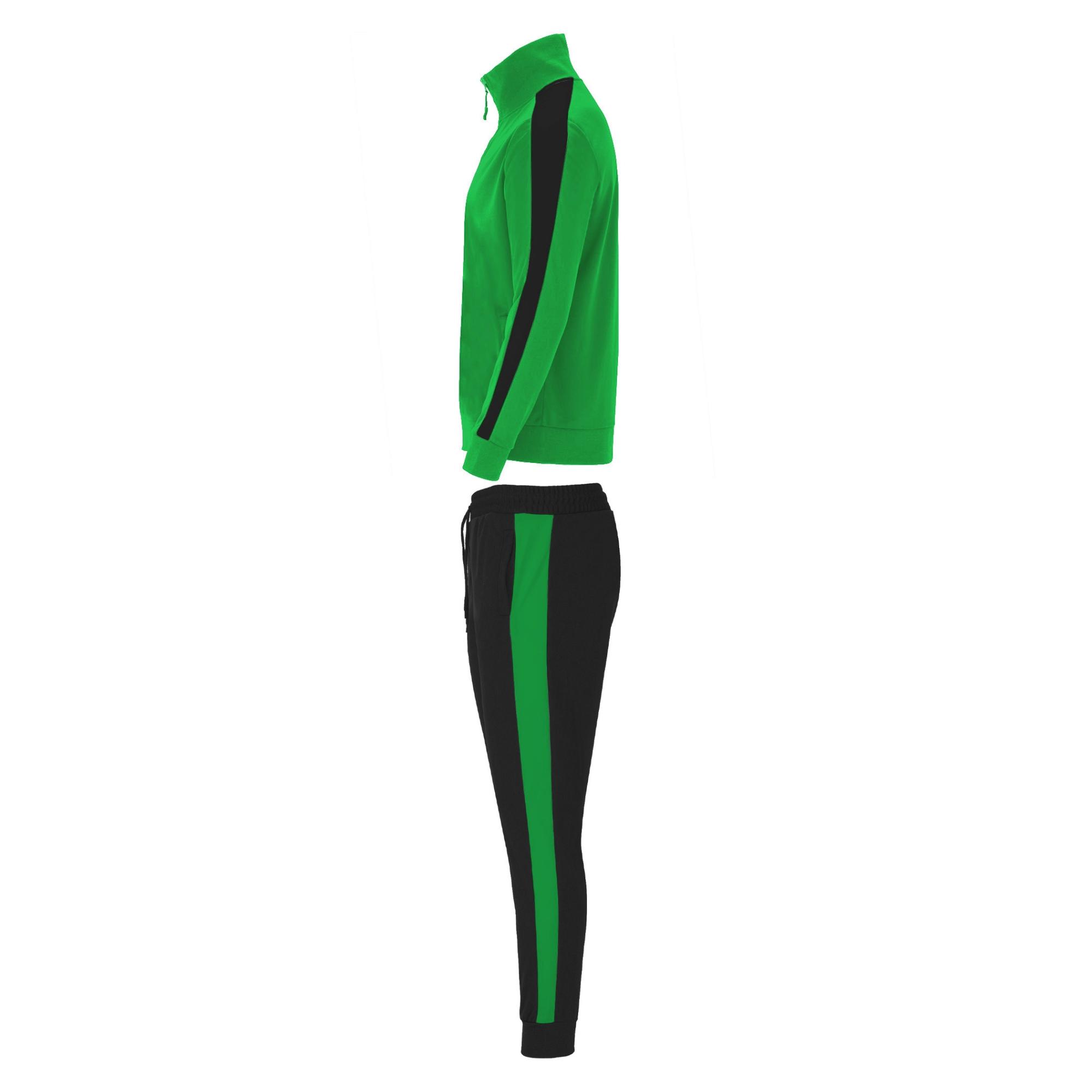 Trening pentru bărbați CRETA VERDE TEI NEGRU 3XL
