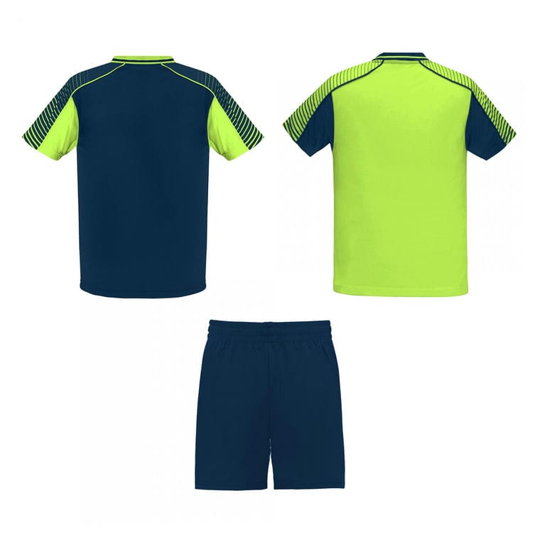 Echipament sport pentru bărbați JUVE VERDE FLUORESCENT BLEUMARIN S