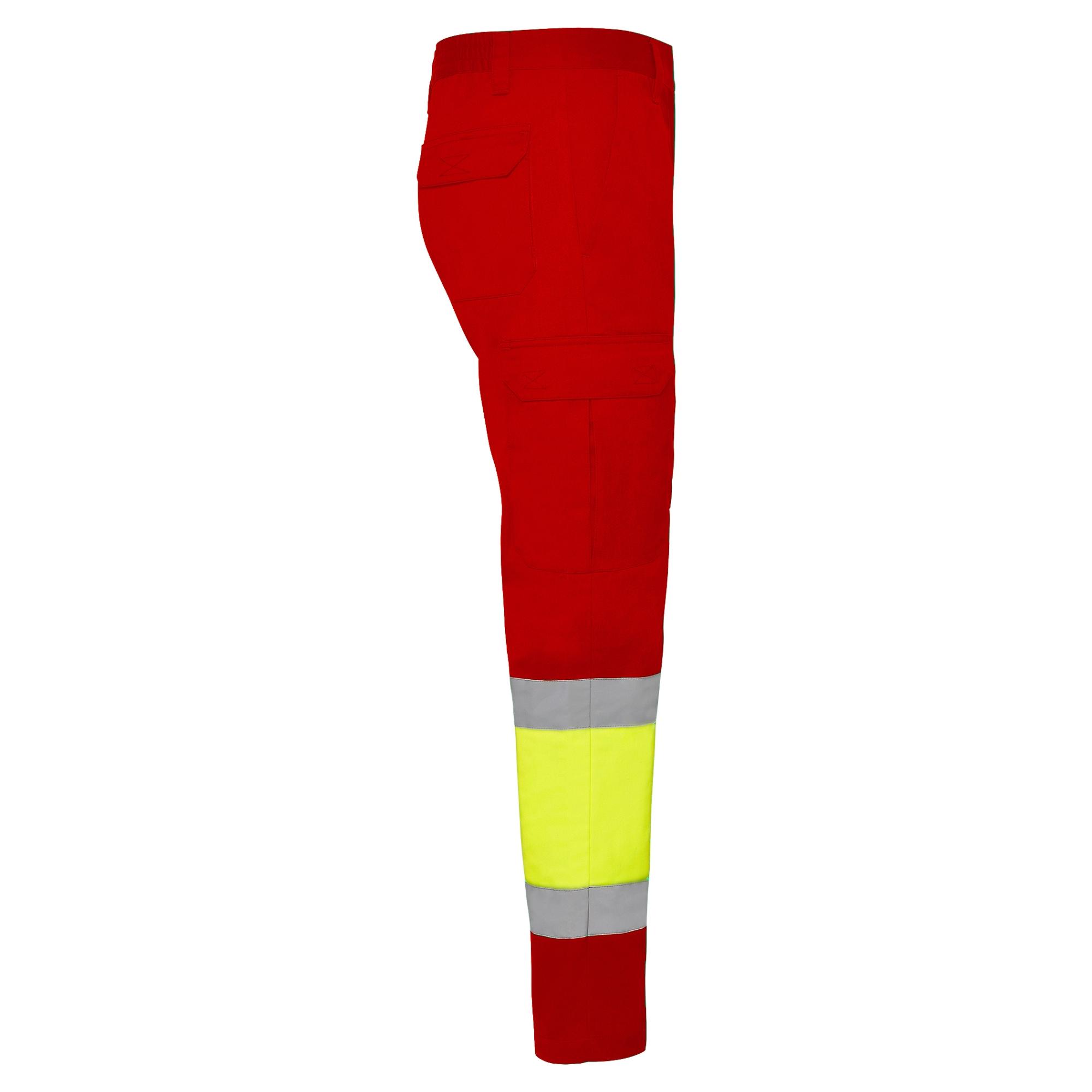 Pantaloni lungi cu bandă reflectorizantă SOAN ROJO LABORAL GALBEN FLUORESCENT 54