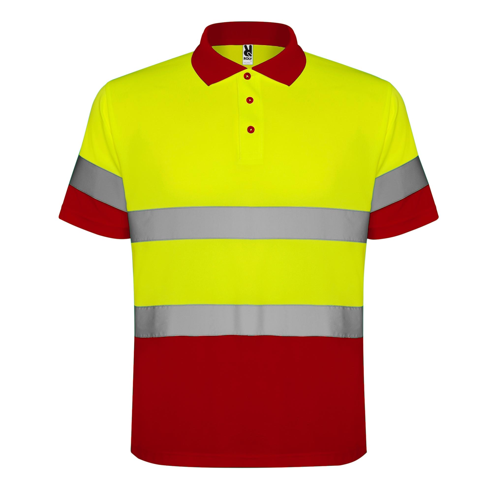Tricou polo mânecă scurtă cu bandă reflectorizantă PolarIS