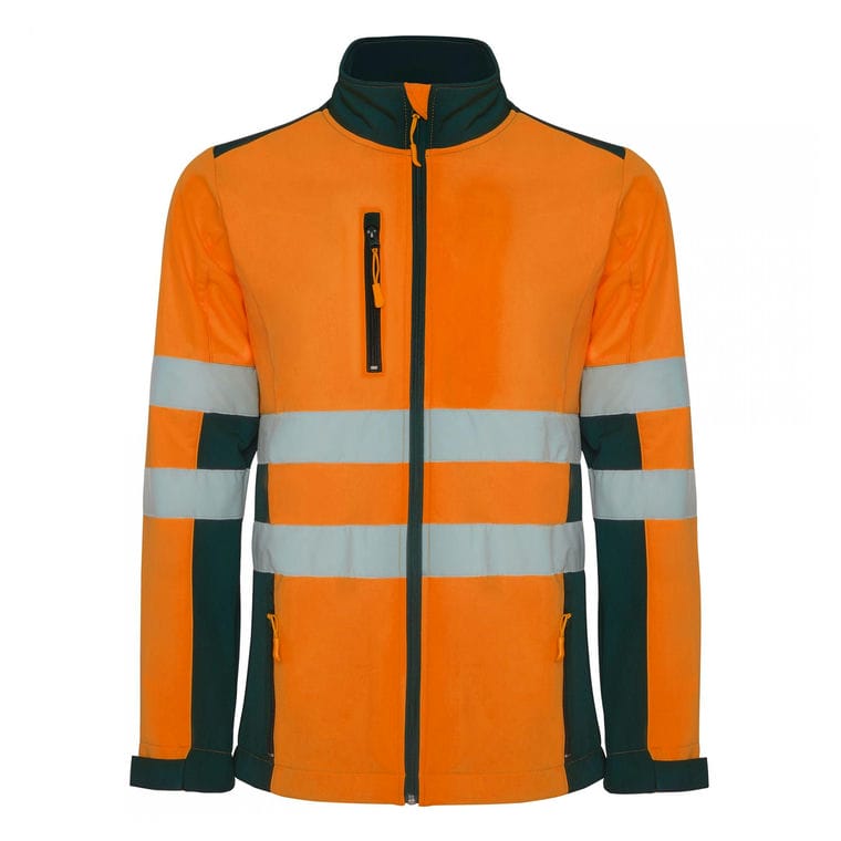 Jachetă soft shell cu bandă reflectorizantă ANTARES BLEUMARIN BLEUMARIN L
