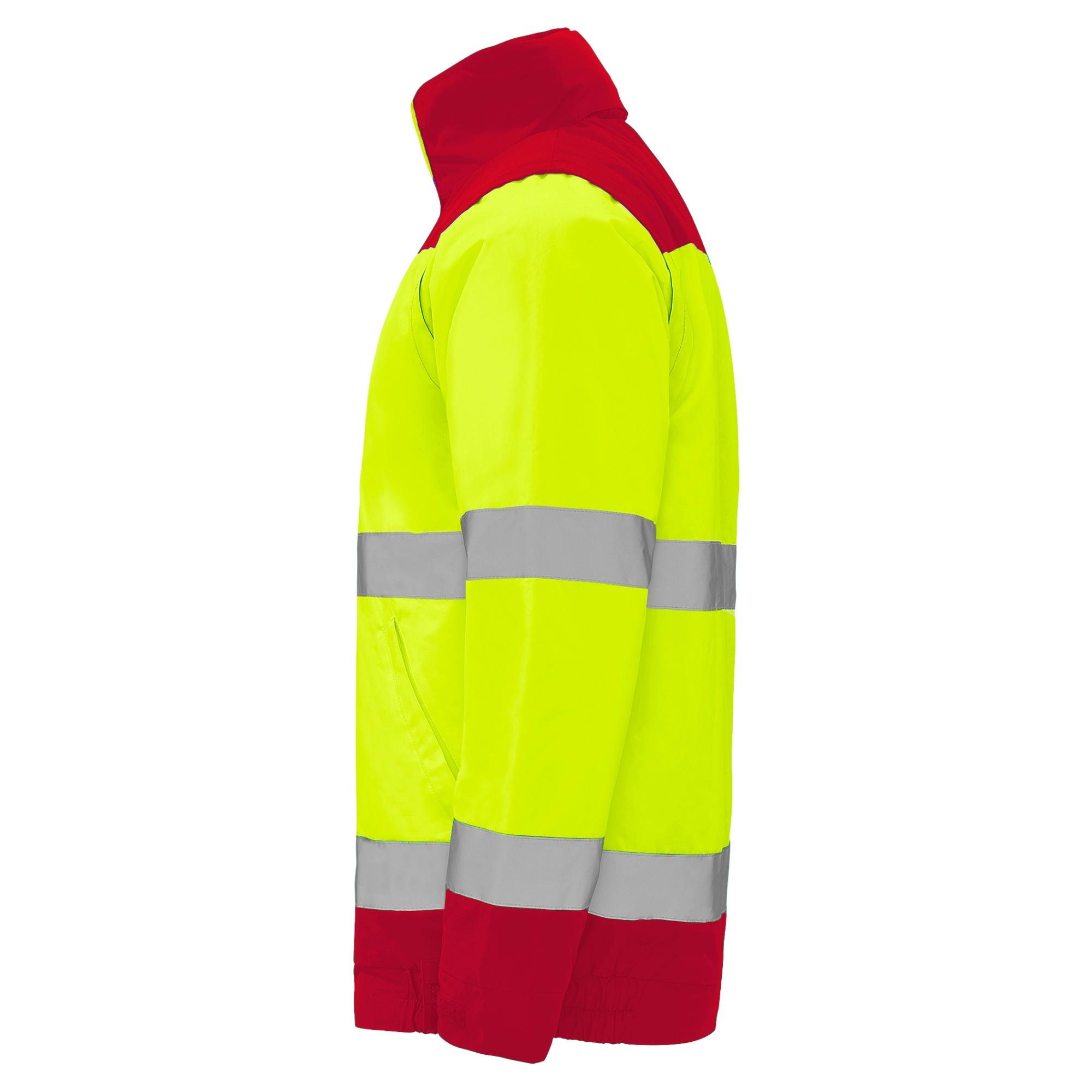 Geacă cu bandă reflectorizantă EPSYLON ROJO LABORAL GALBEN FLUORESCENT XL