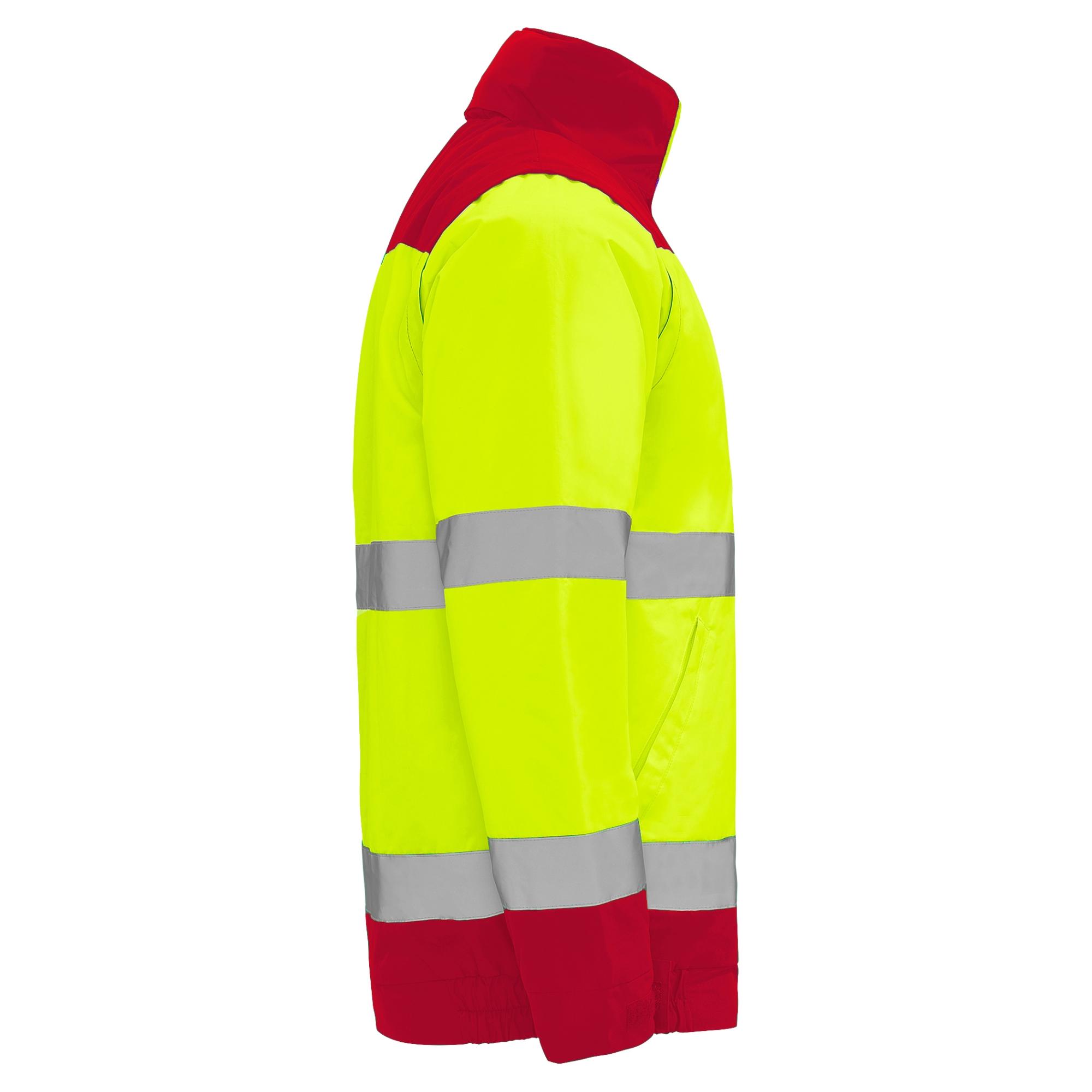 Geacă cu bandă reflectorizantă EPSYLON ROJO LABORAL GALBEN FLUORESCENT XL