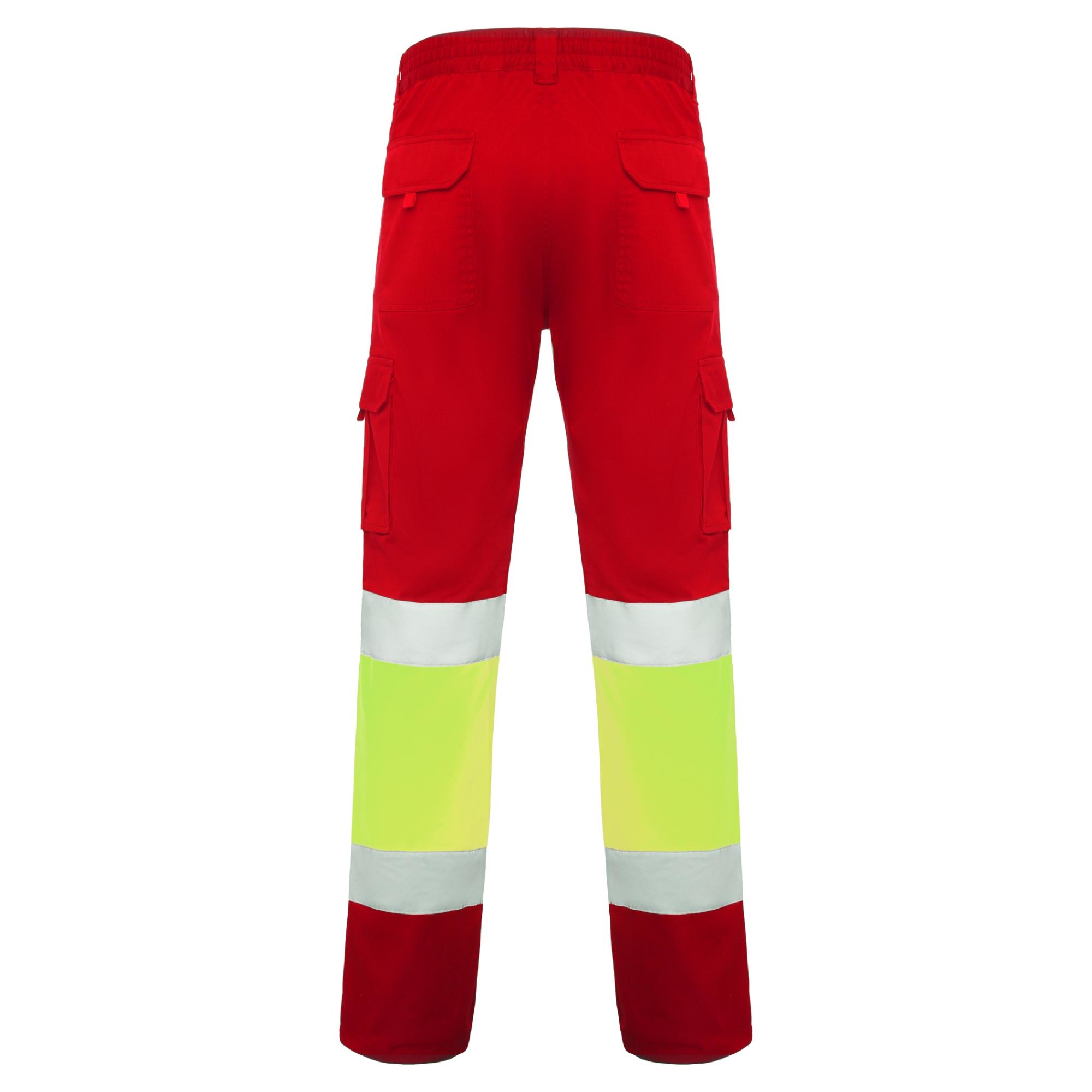 Pantaloni pentru bărbați DAILY STRETCH HV ROJO LABORAL GALBEN FLUORESCENT 52