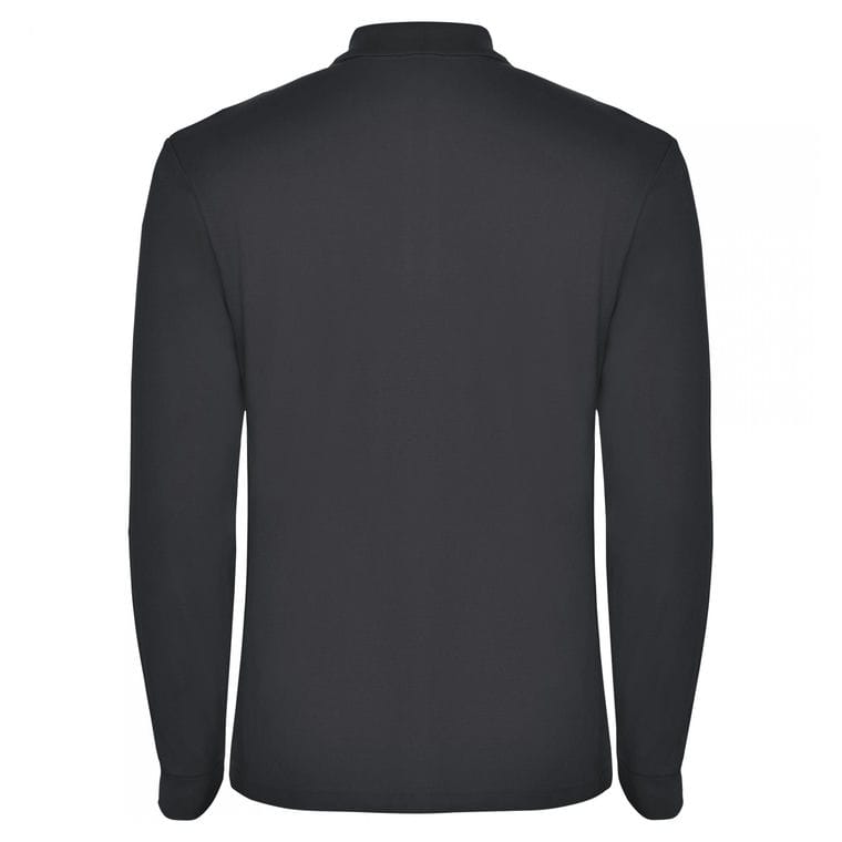 Tricou polo pentru bărbați ESTRELLA L/S PLUMB ÎNCHIS XXL