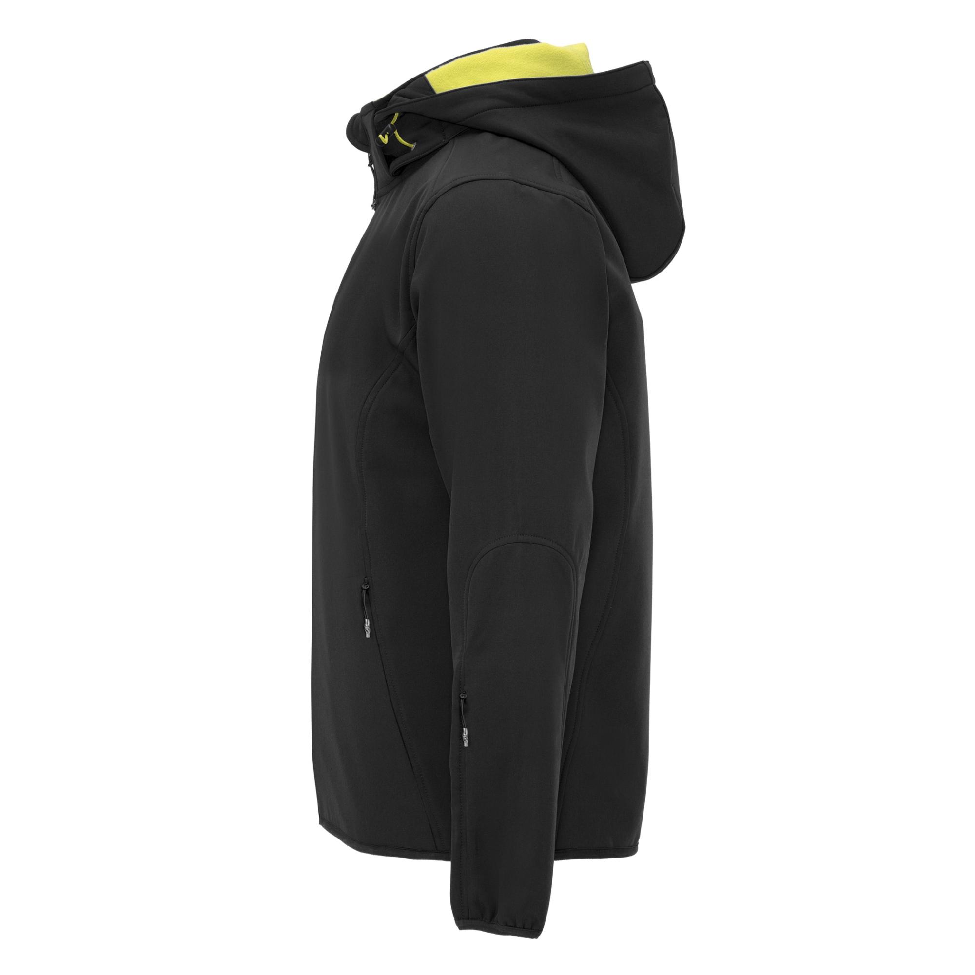 SOFTSHELL Bărbat SIBERIA NEGRU LIME PUNCH XS