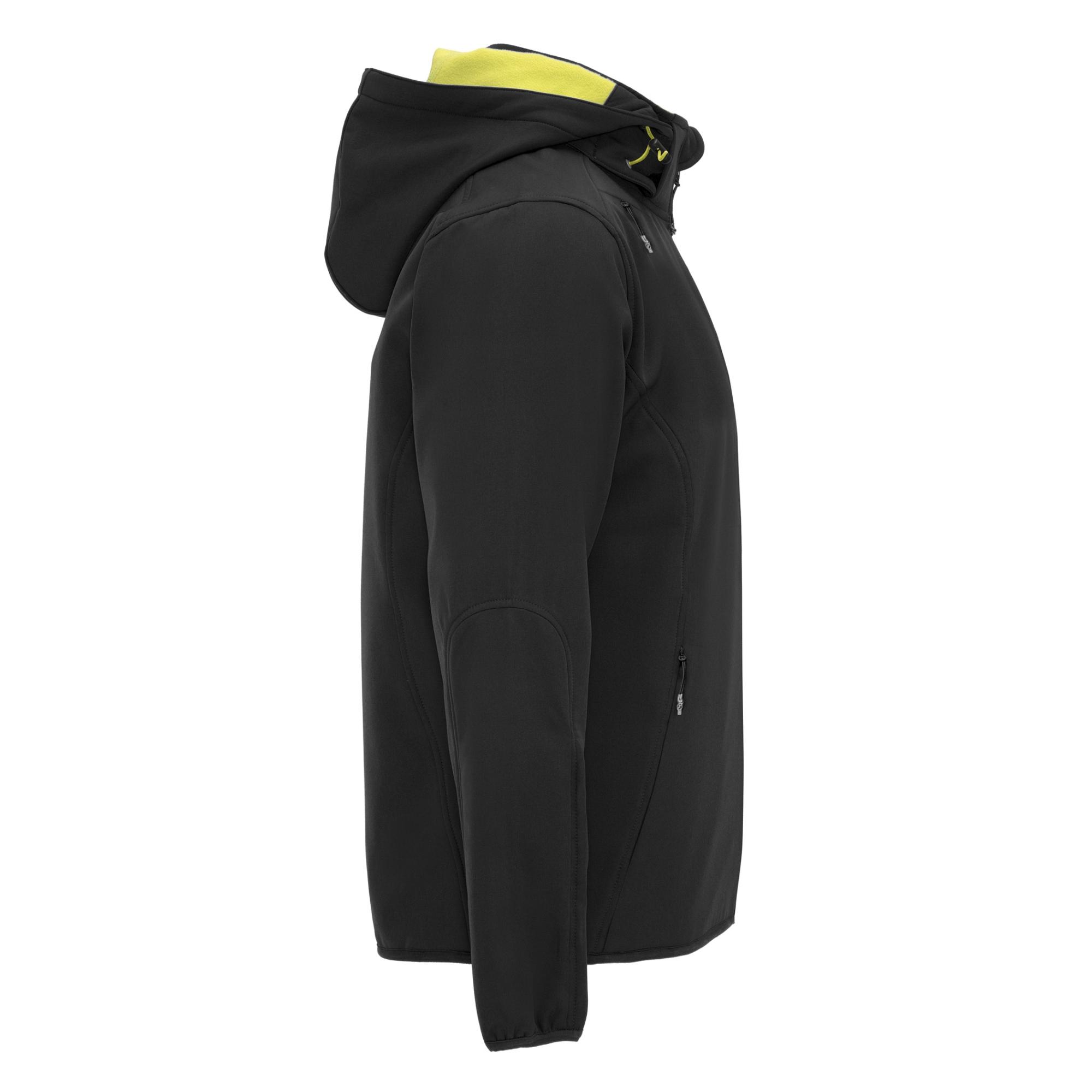 SOFTSHELL Bărbat SIBERIA NEGRU LIME PUNCH XS