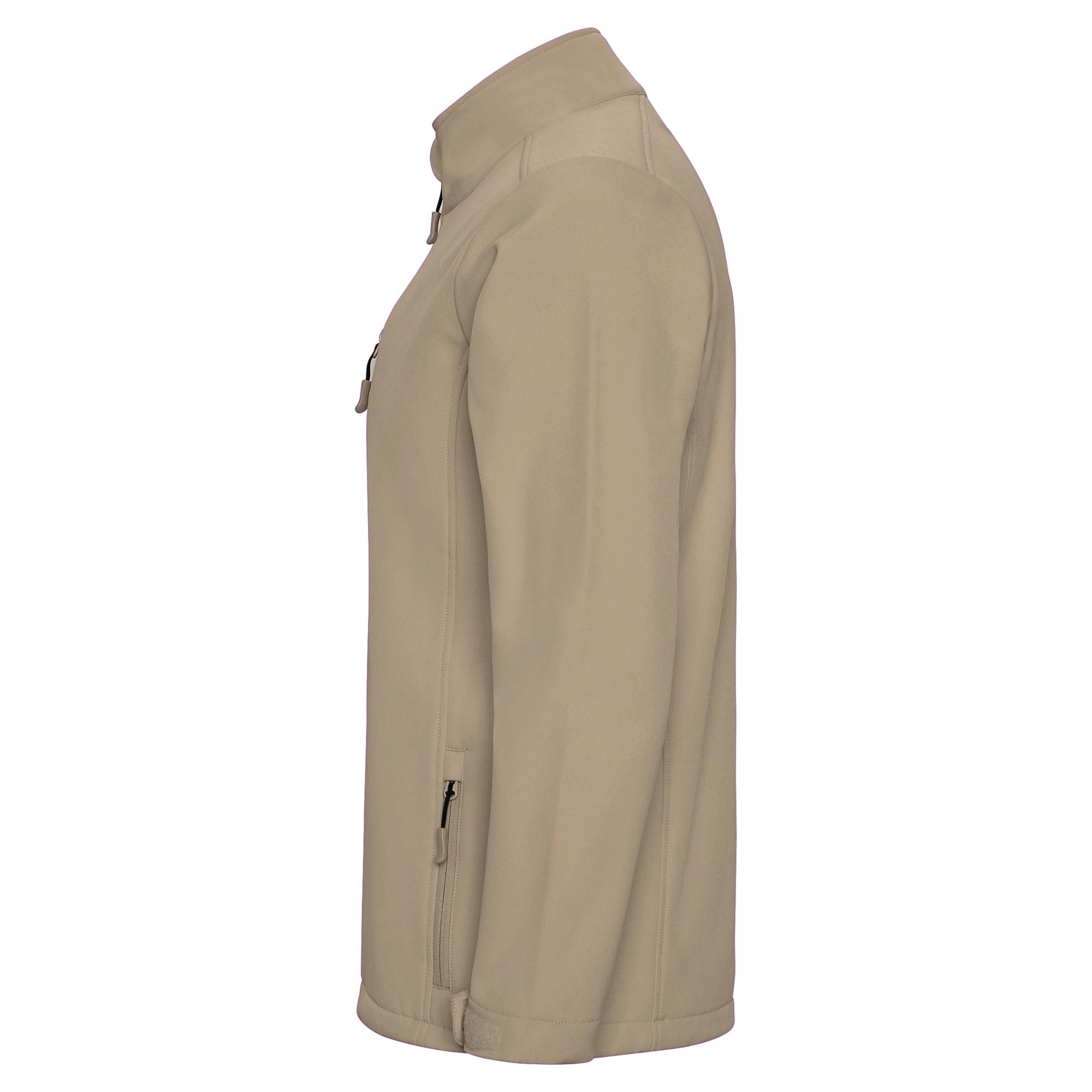 SOFTSHELL Bărbat NEBRASKA NISIPIU ÎNCHIS XXL