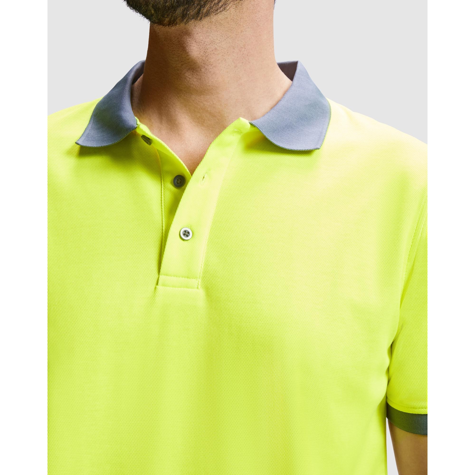 Tricou polo pentru bărbați ATRIO GALBEN FLUORESCENT XL