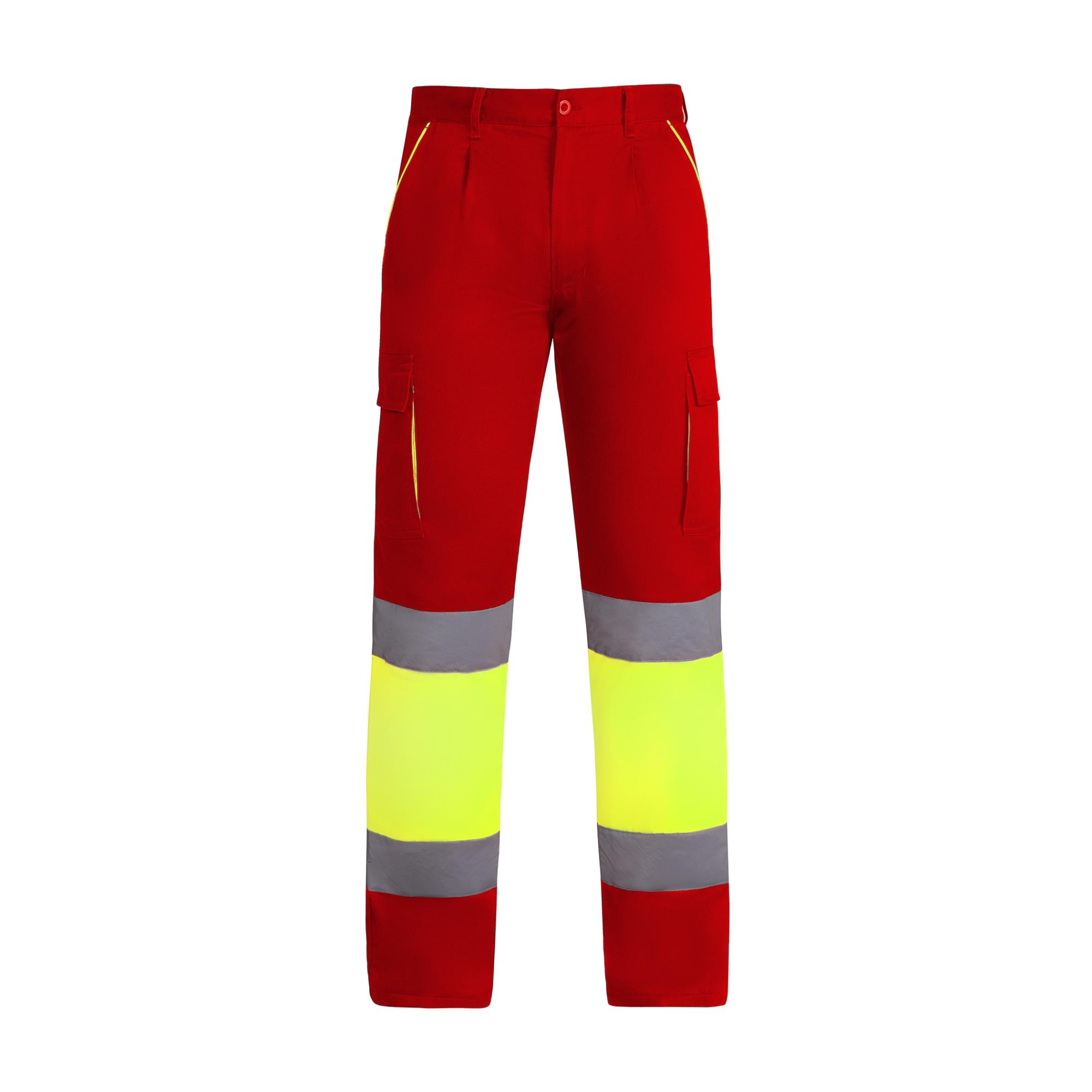 Pantaloni pentru bărbați ENIX ROJO LABORAL GALBEN FLUORESCENT 52