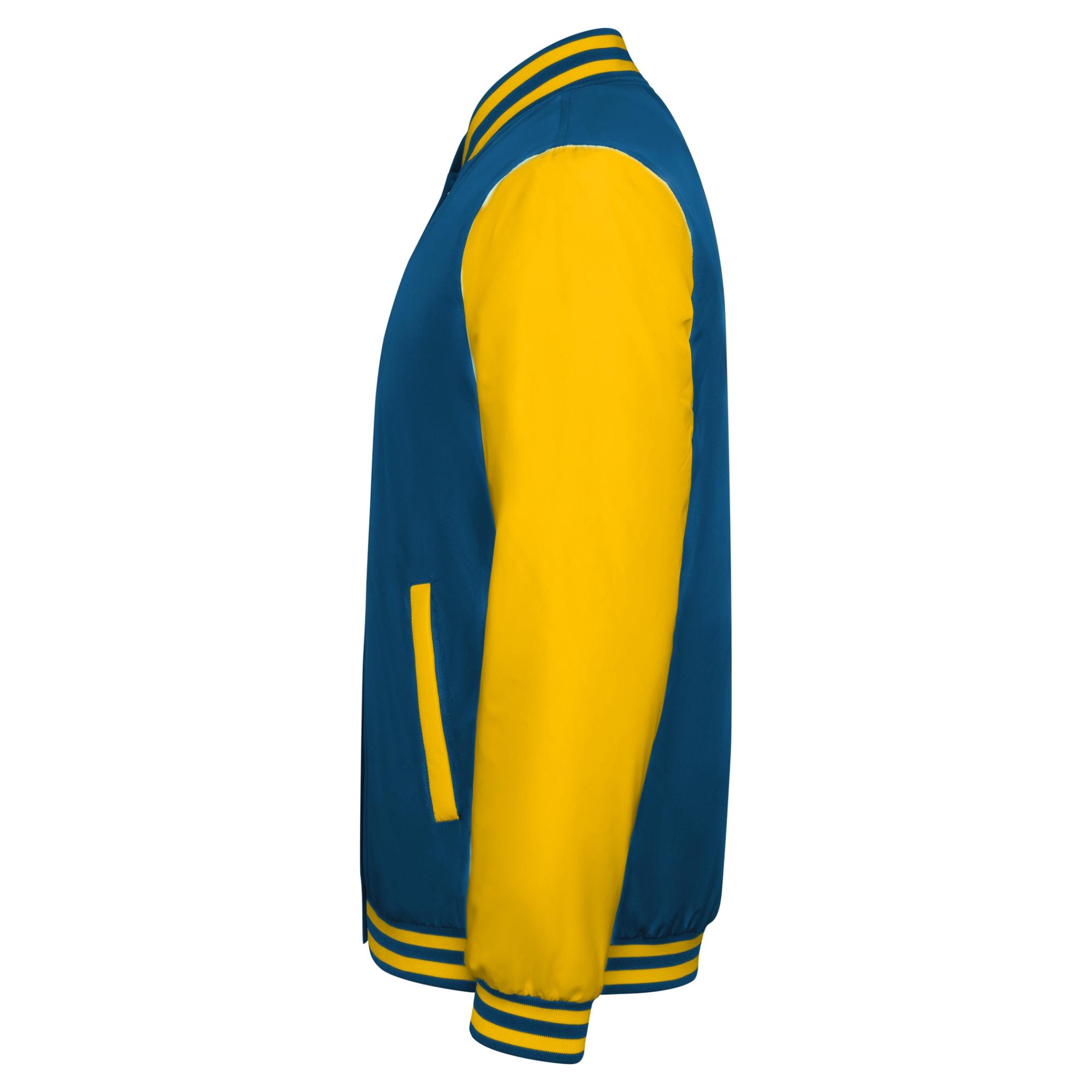 Geacă Unisex CALIFORNIA ALBASTRU COBALT GALBEN GOLDEN L