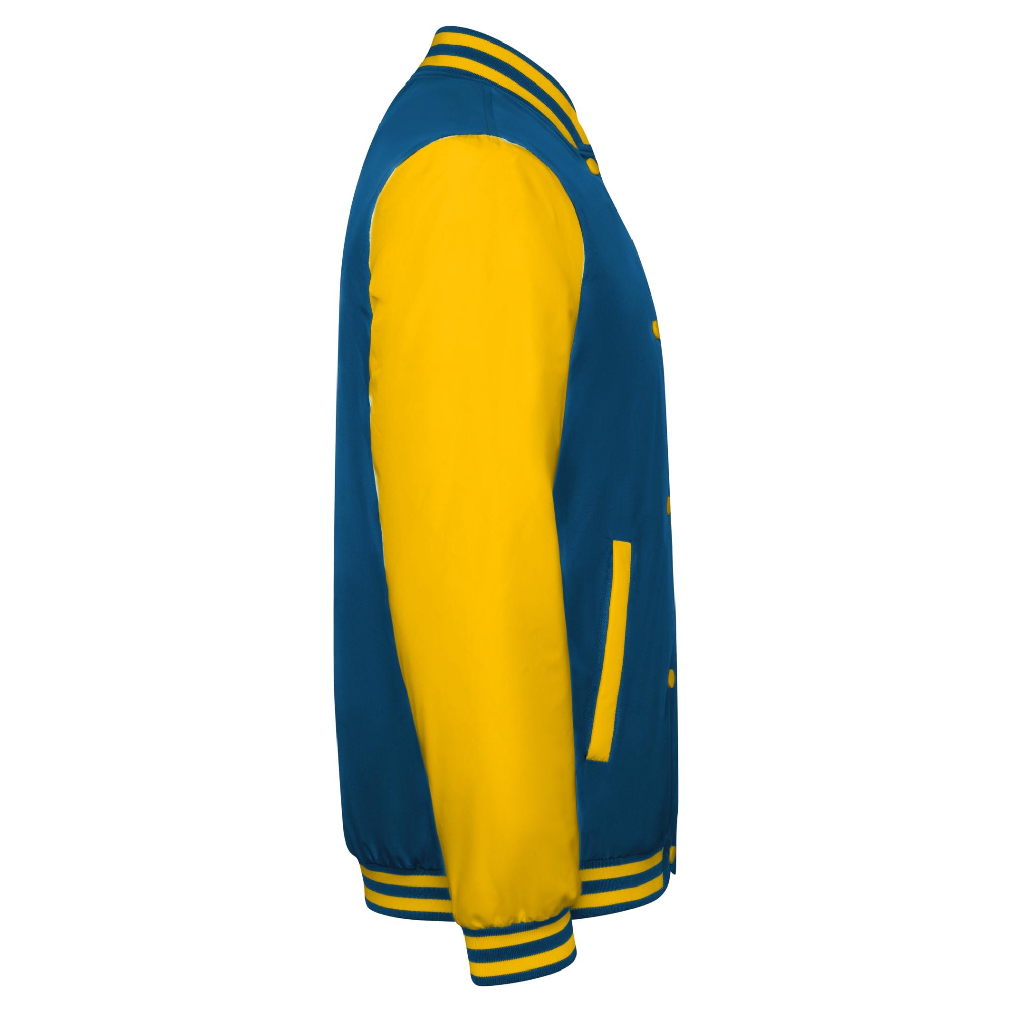 Geacă Unisex CALIFORNIA ALBASTRU COBALT GALBEN GOLDEN L