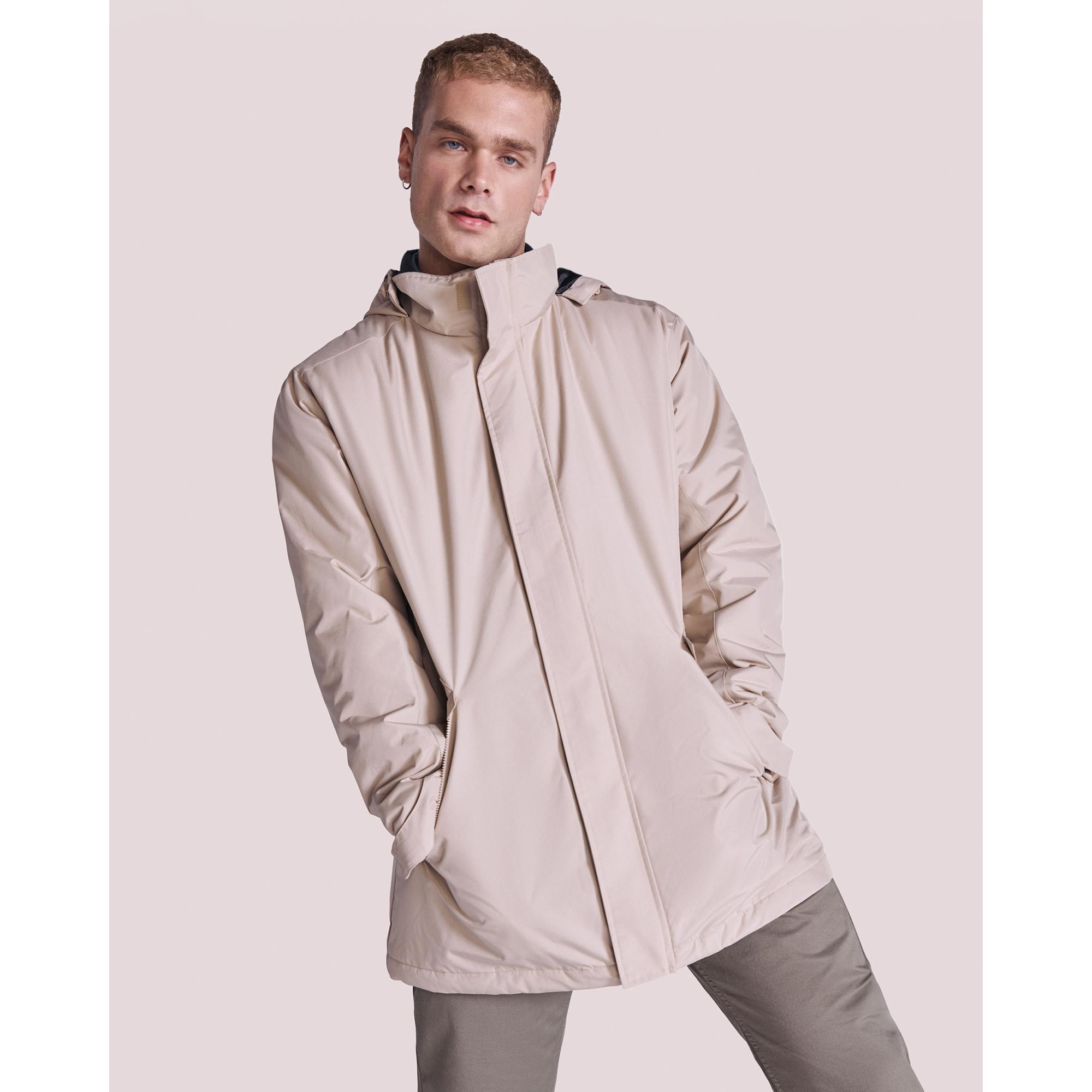 Geacă parka pentru bărbați AMERICA PLUMB ÎNCHIS 3XL