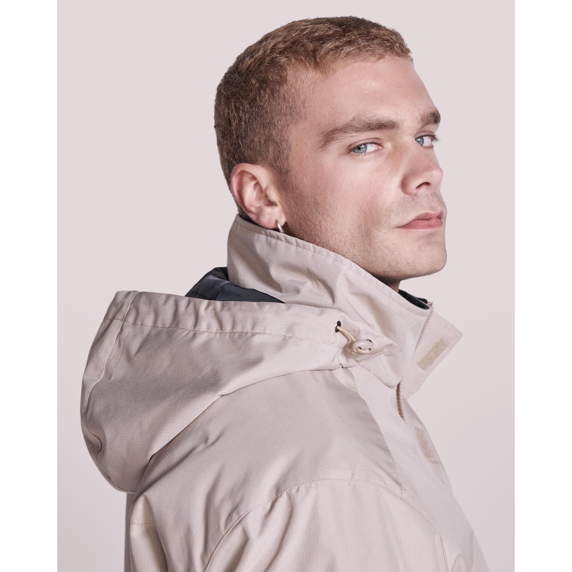 Geacă parka pentru bărbați AMERICA PLUMB ÎNCHIS 3XL