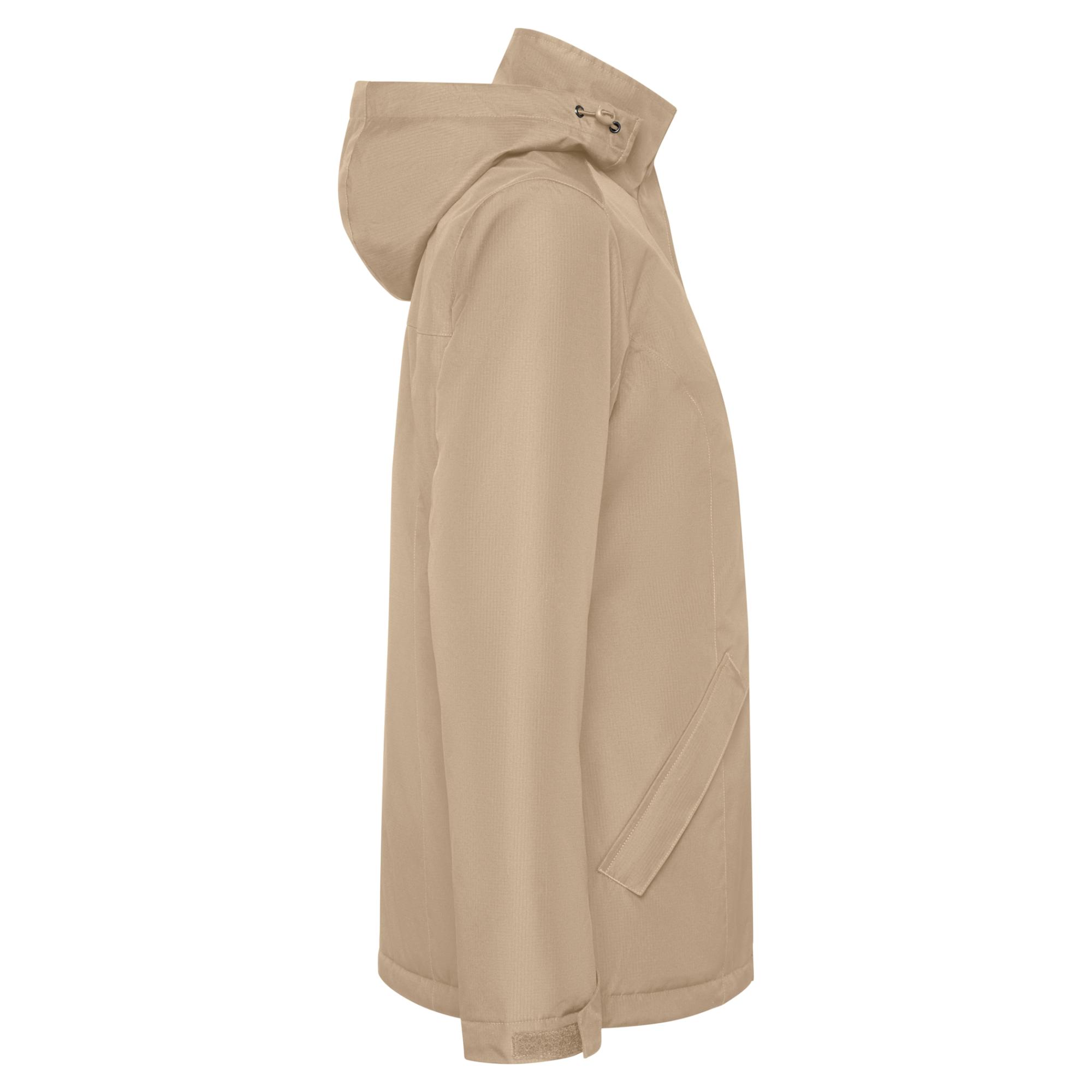 Geacă parka pentru femei AMERICA WOMAN NISIPIU ÎNCHIS L