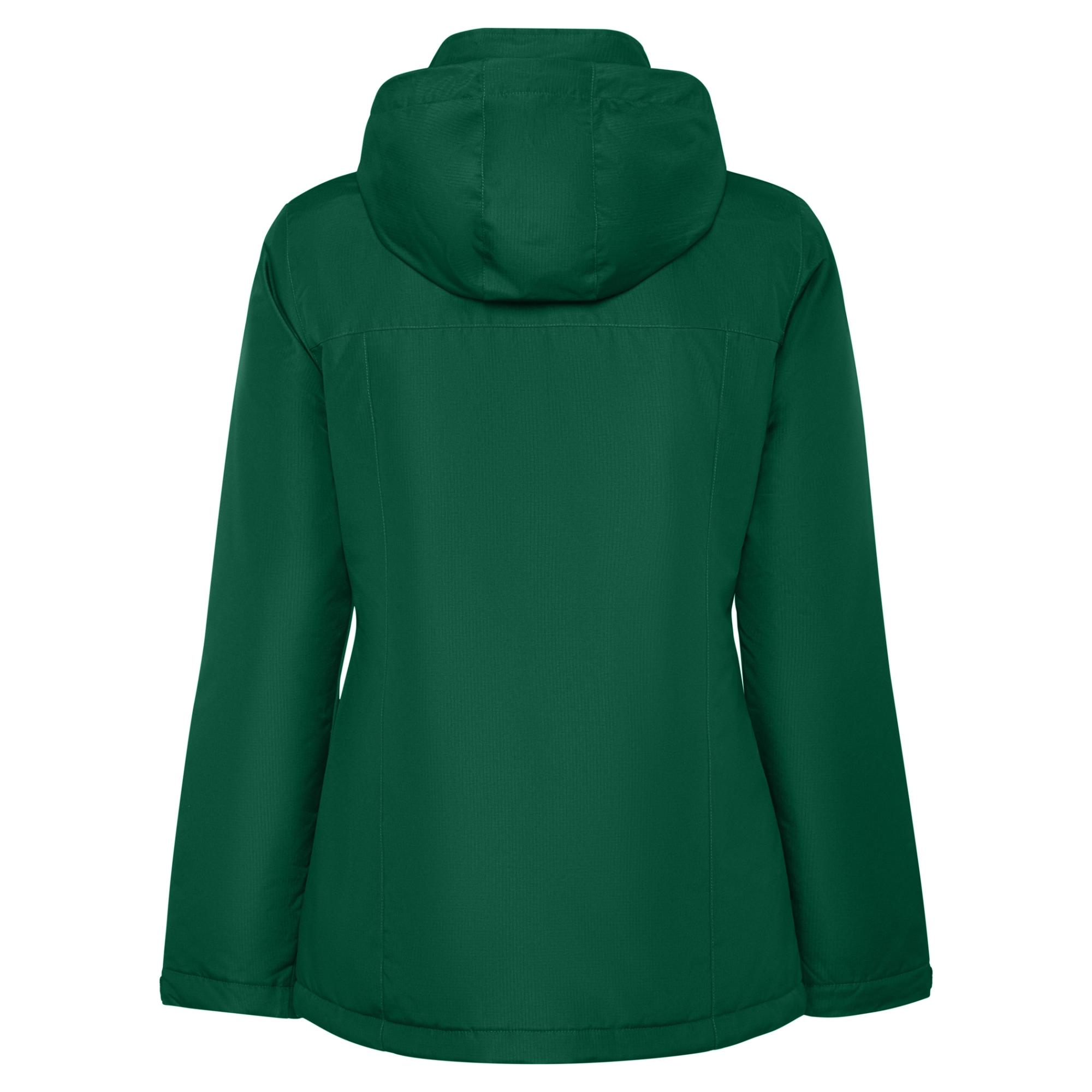 Geacă parka pentru femei AMERICA WOMAN VERDE STICLĂ M