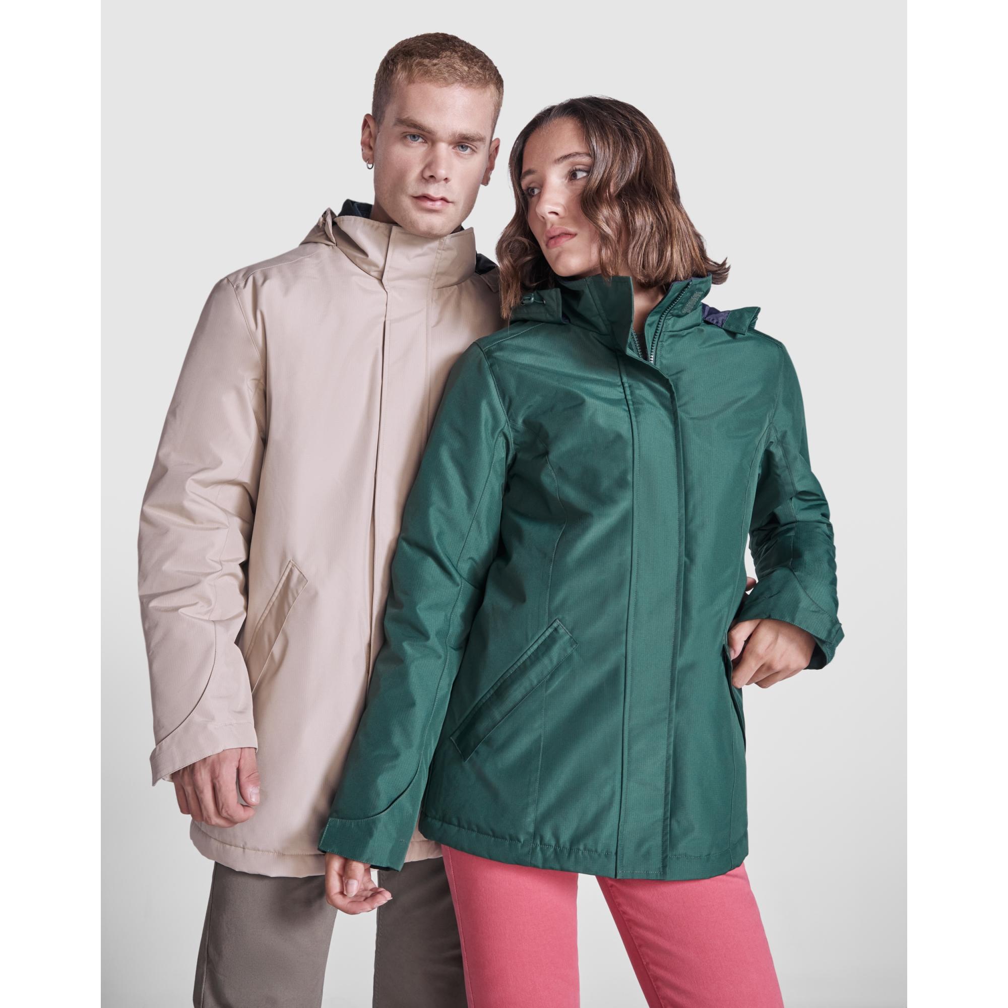 Geacă parka pentru femei AMERICA WOMAN VERDE STICLĂ M