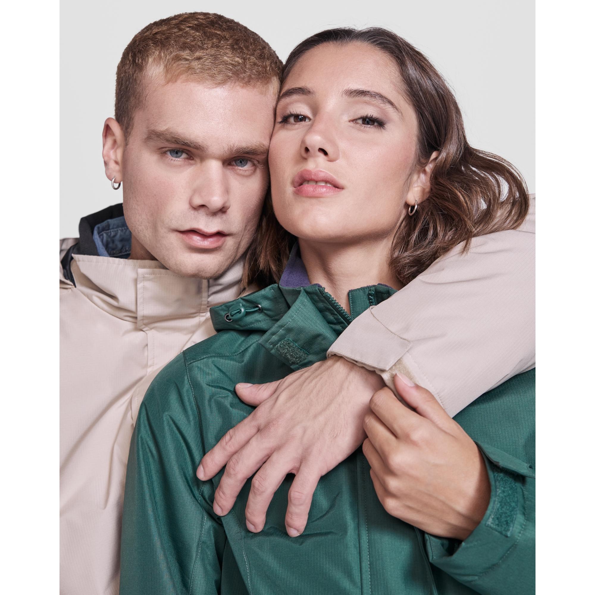 Geacă parka pentru femei AMERICA WOMAN VERDE STICLĂ M