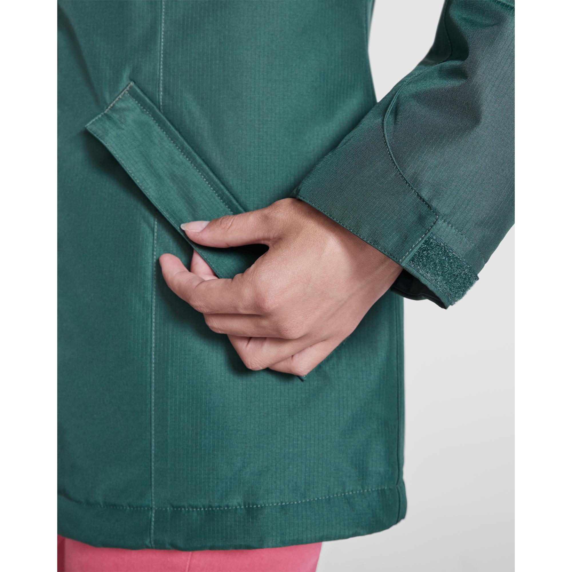 Geacă parka pentru femei AMERICA WOMAN VERDE STICLĂ M