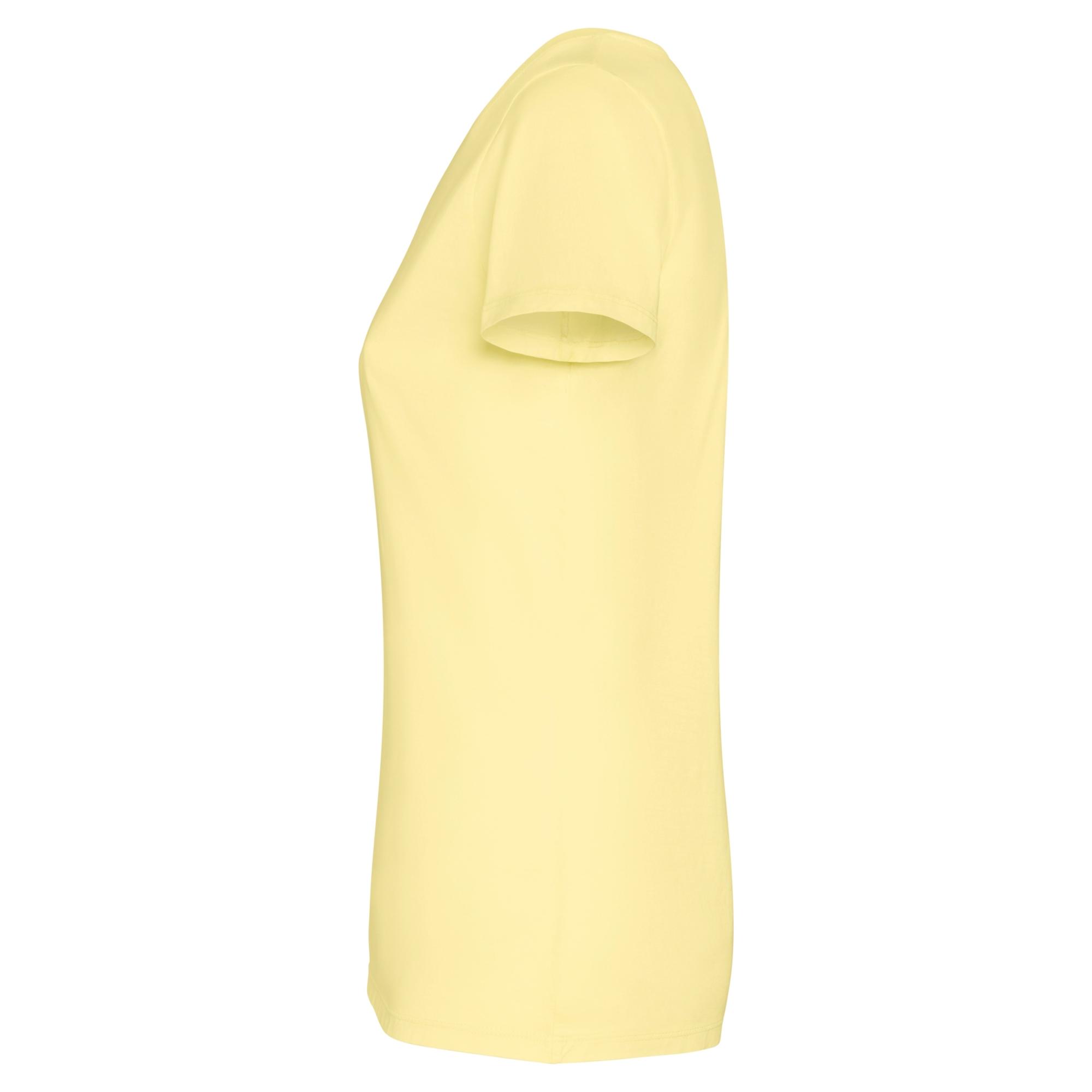 Tricou Damă Fiyi GALBEN SWEET SPĂLAT S