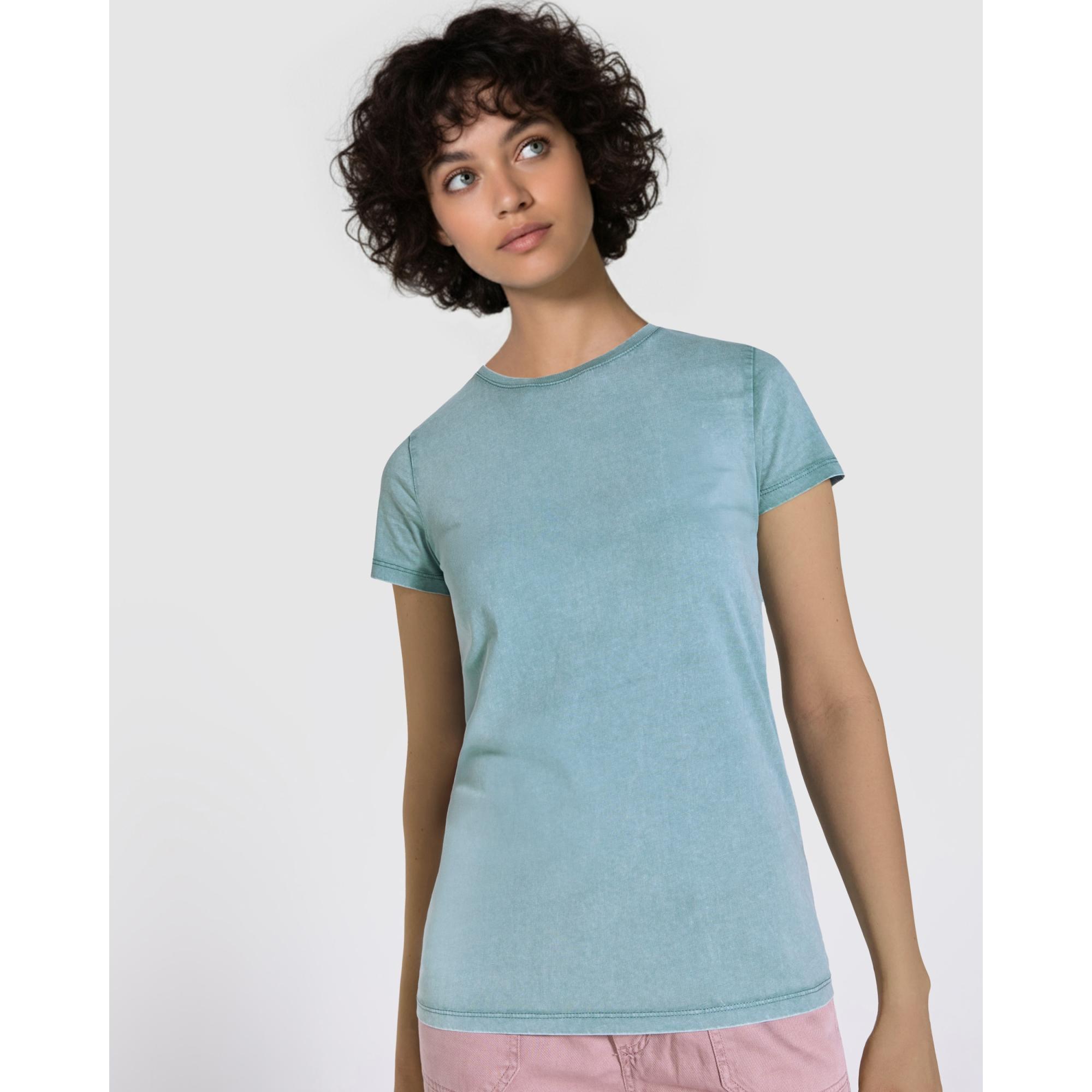 Tricou Damă Fiyi GALBEN SWEET SPĂLAT S