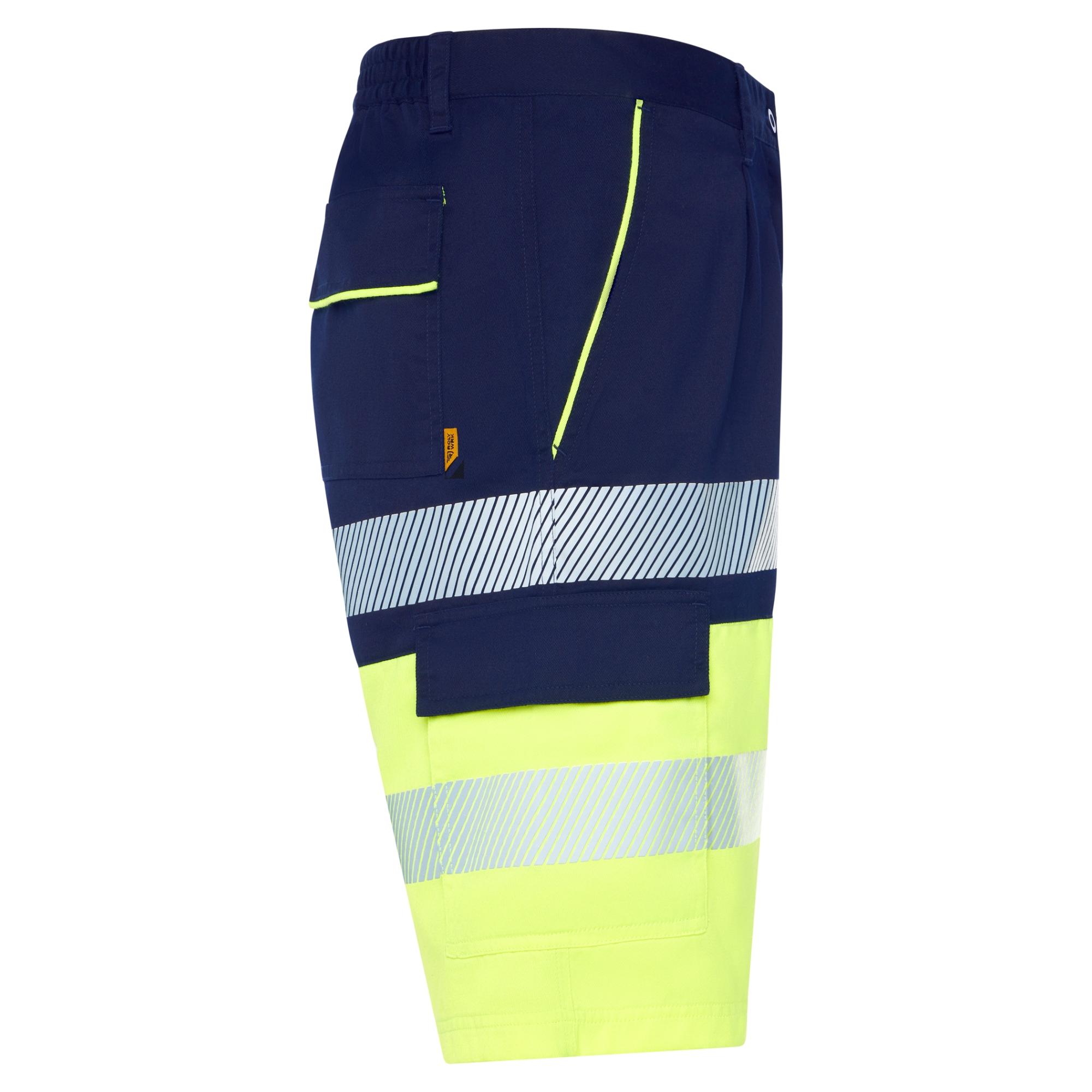 Pantaloni scurți Unisex Lada BLEUMARIN GALBEN FLUORESCENT S