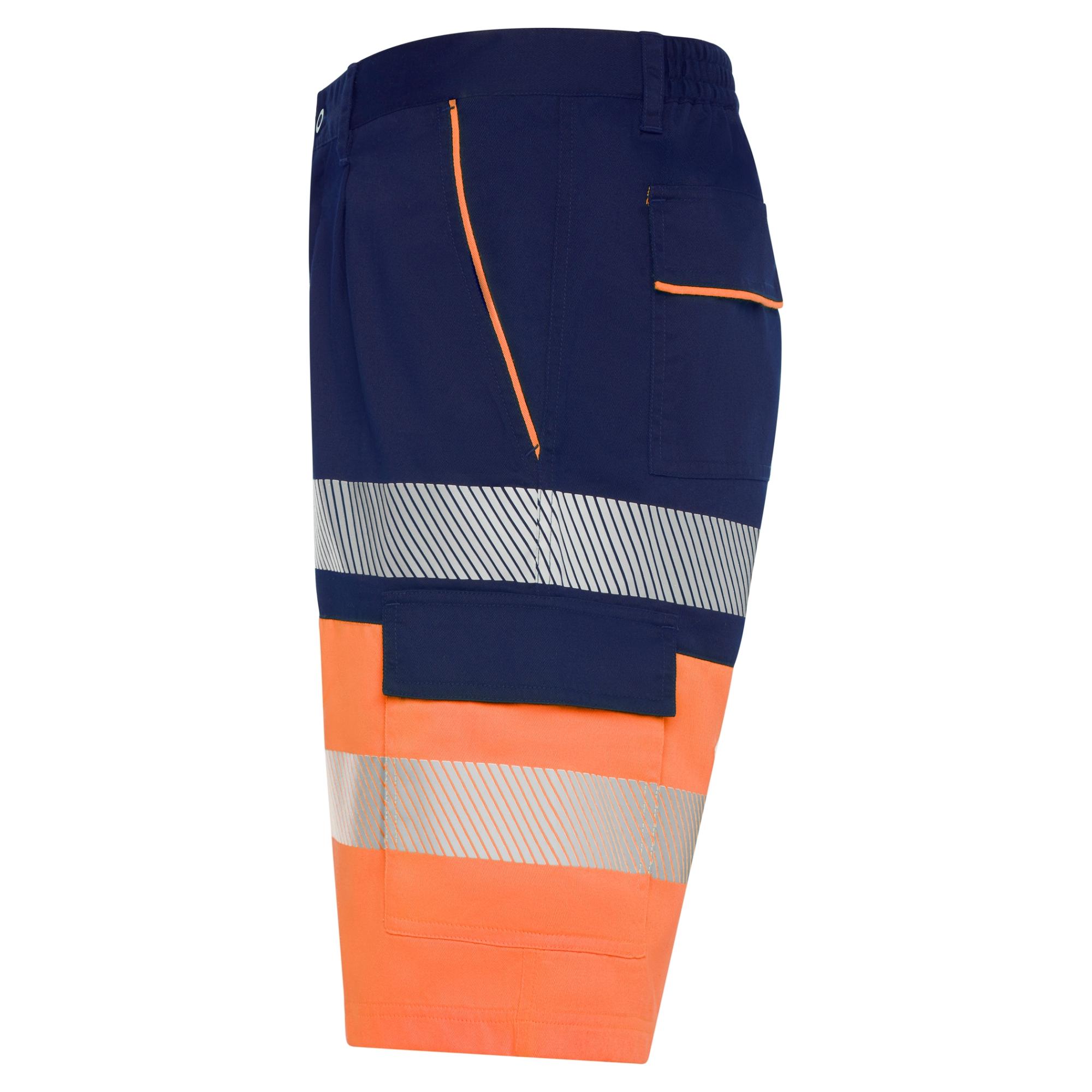 Pantaloni scurți Unisex Lada BLEUMARIN PORTOCALIU FLUORESCENT S