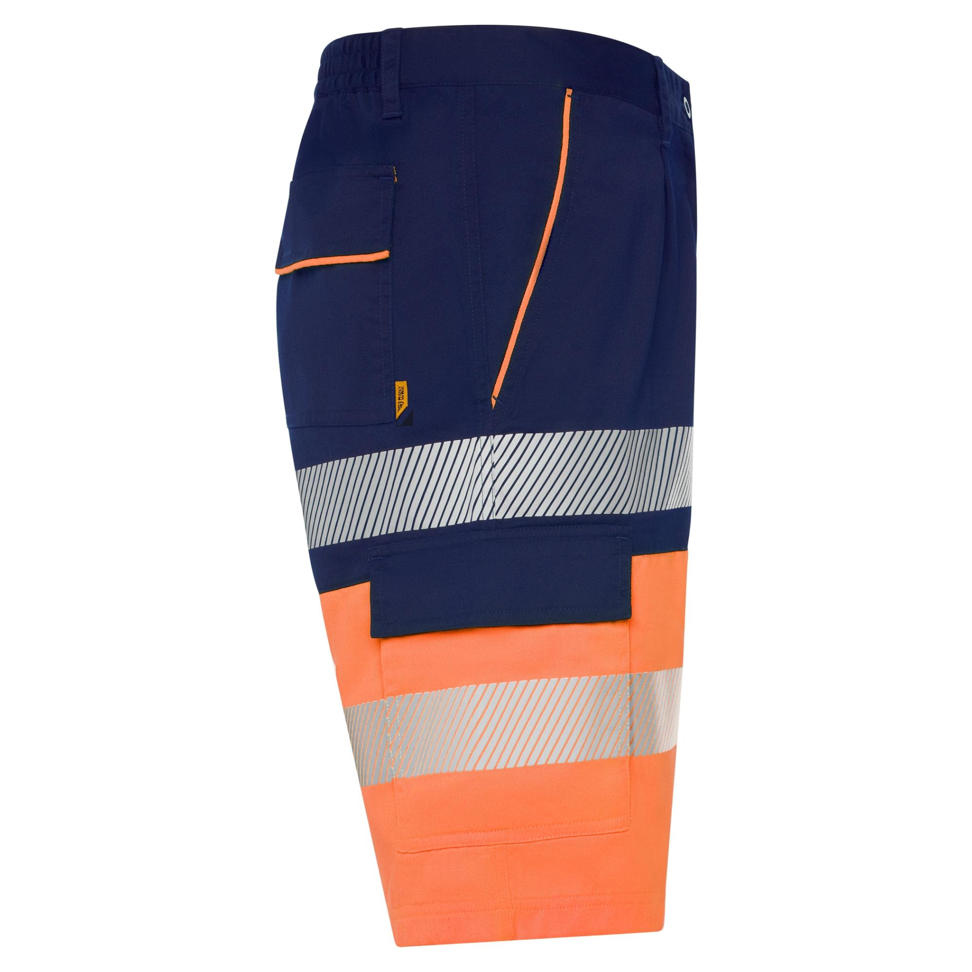 Pantaloni scurți Unisex Lada BLEUMARIN PORTOCALIU FLUORESCENT S