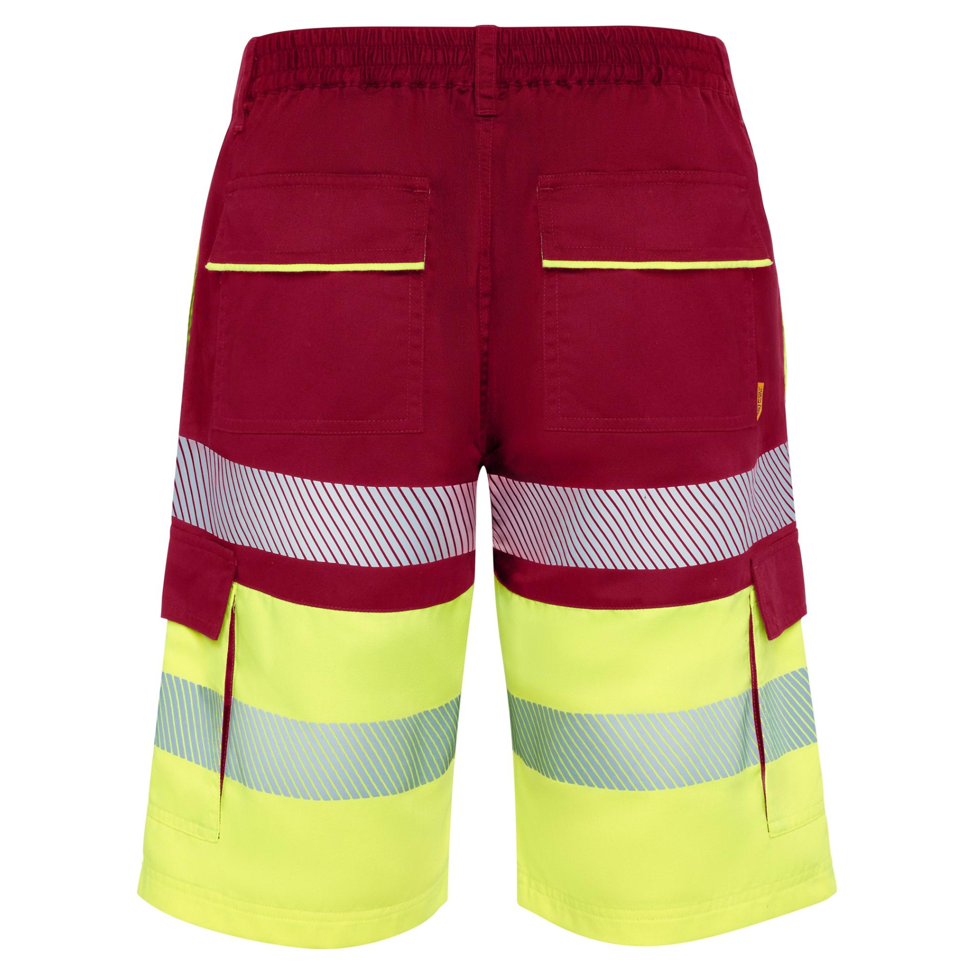 Pantaloni scurți Unisex Lada ROJO LABORAL GALBEN FLUORESCENT S
