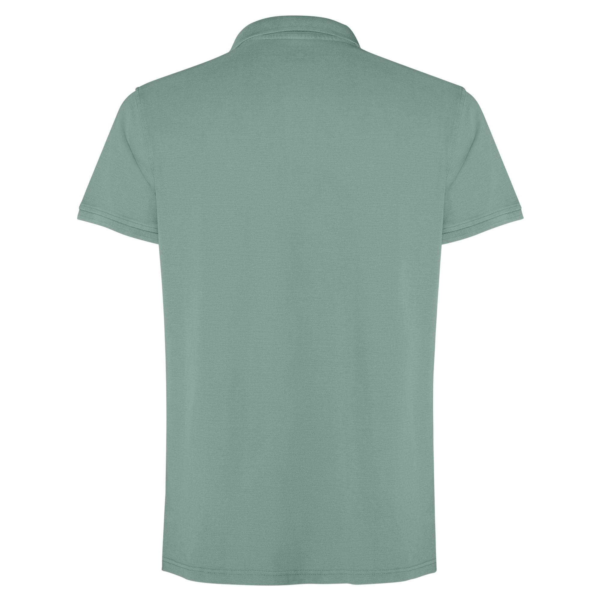 Tricou Polo Unisex Cobain VERDE RAȚĂ SPĂLAT 3XL