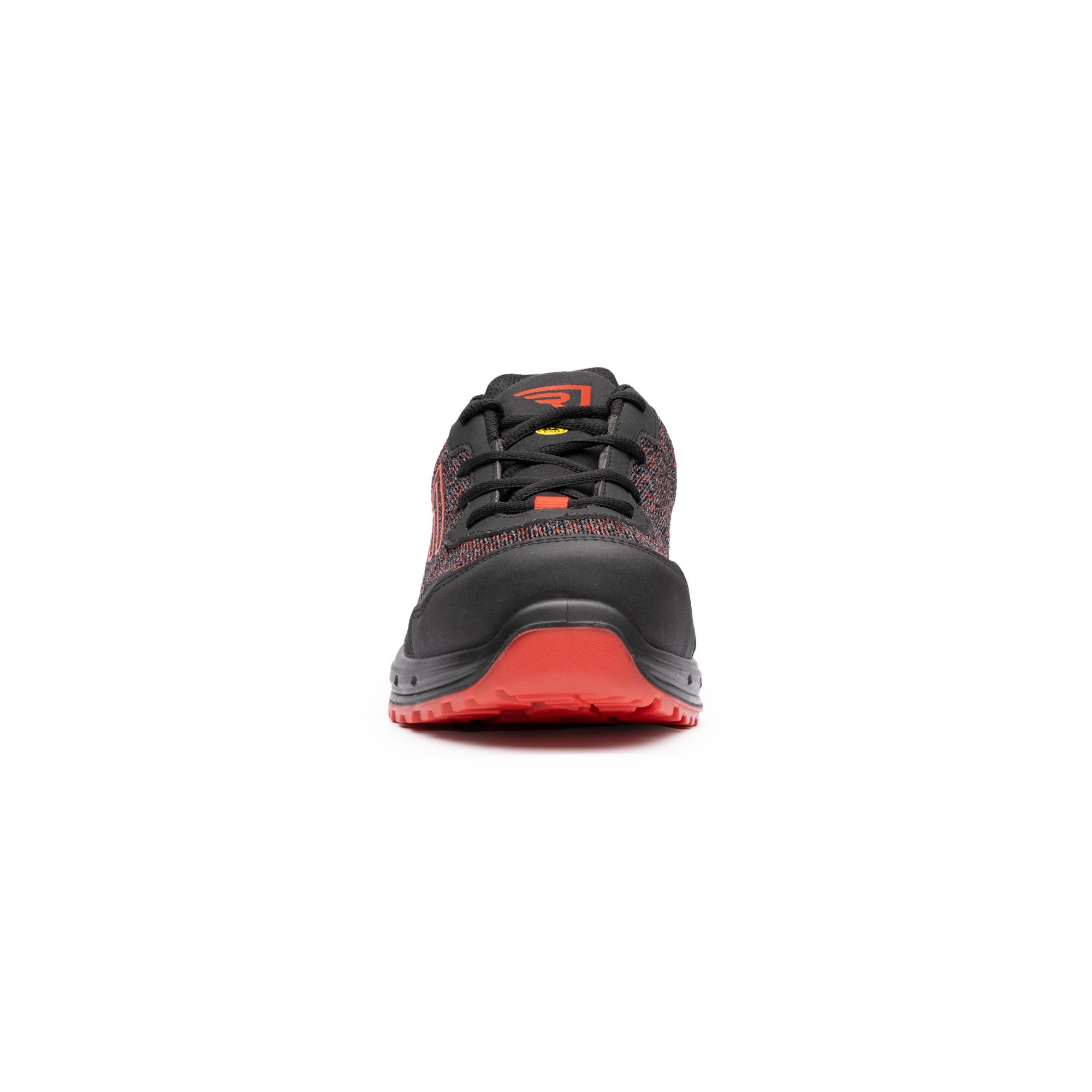Pantofi Lucru Unisex Garnet NEGRU ROJO LABORAL Mărimea 38