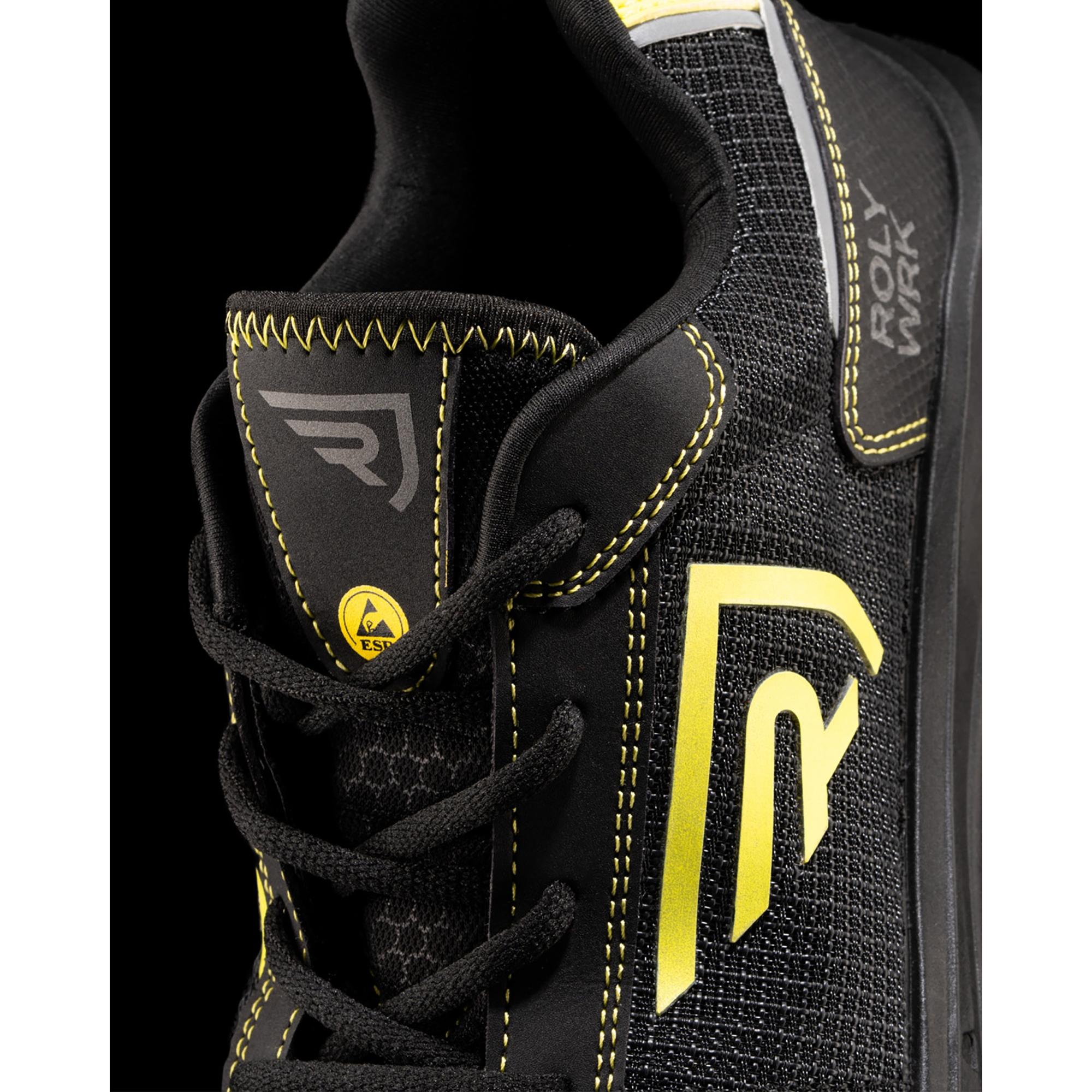 Pantofi Lucru Unisex Beryl NEGRU GALBEN FLUORESCENT 43