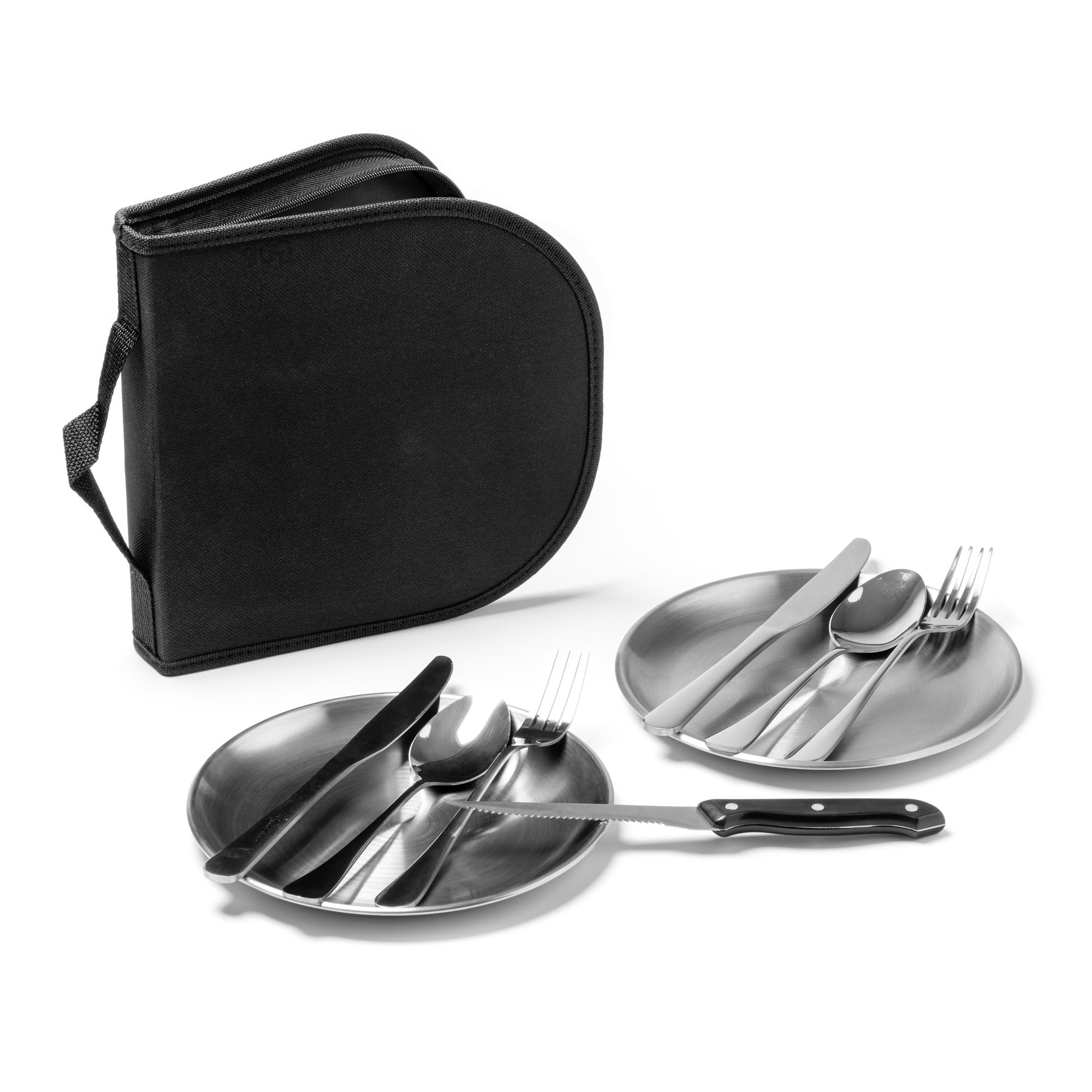 Set de tacâmuri TRIVOR NEGRU