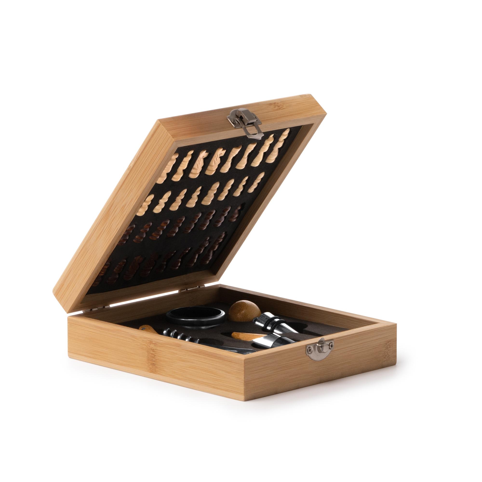 Set vin și șah Fresno NATURAL Marime universala